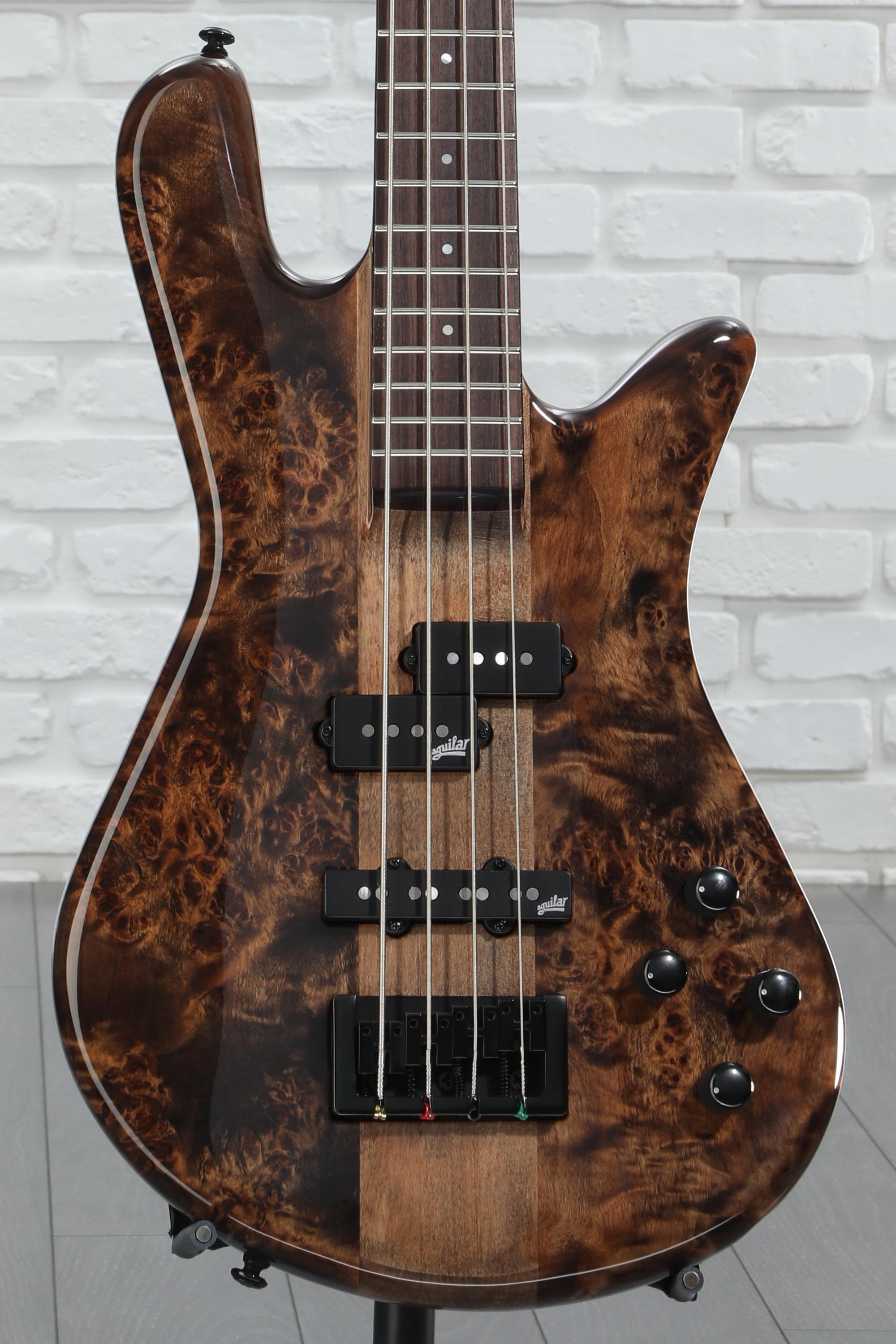 UHSN4 ダークメフィスト Spector NS Ethos 4 Bass Guitar - Super Faded Black Gloss