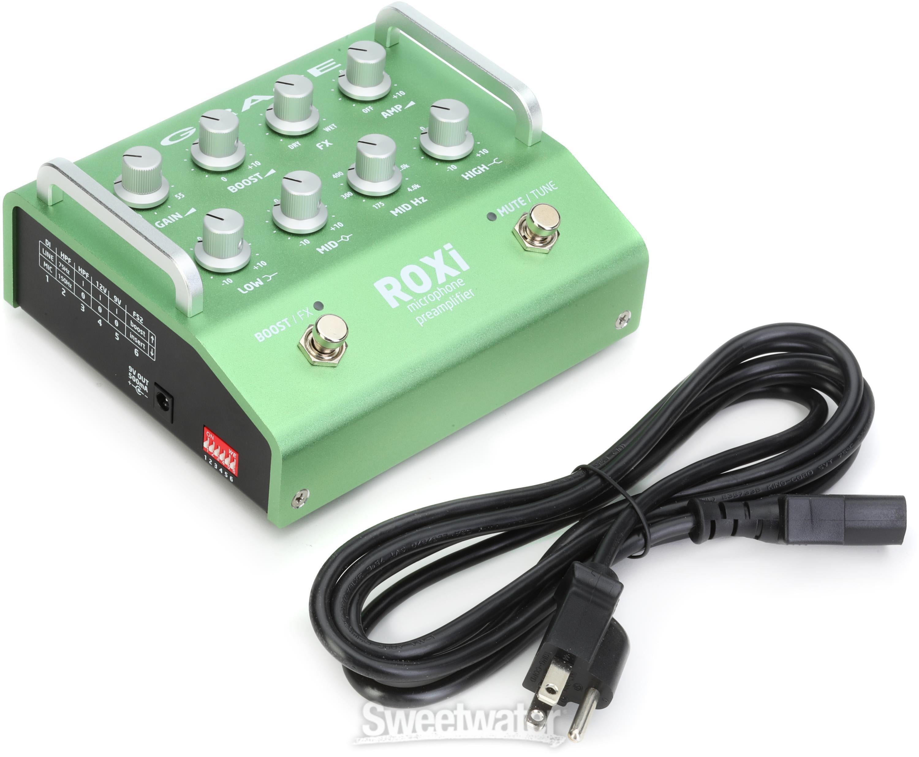 Grace Design ROXi Mic/Instrument Preamp Pedal with Boost and Grace Design ROXi Mic/Instrument Preamp Pedal with Boost and