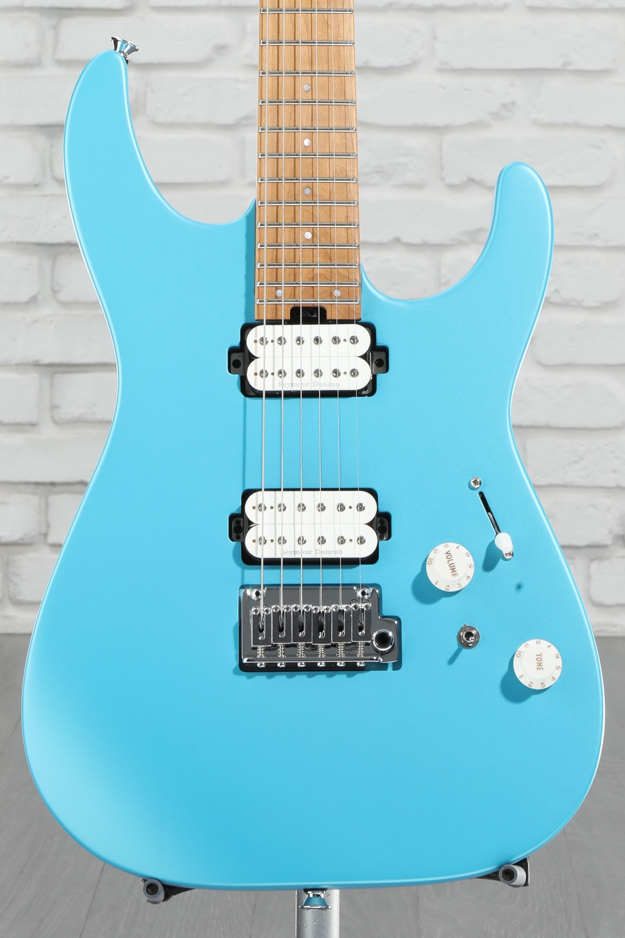 Charvel Pro-Mod DK24 HH 2PT Electric Guitar - Matte Blue Frost | Sweetwater