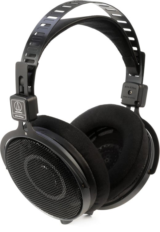 Audio-Technica ATH-R70xa Open-back Reference Headphones Sweetwater