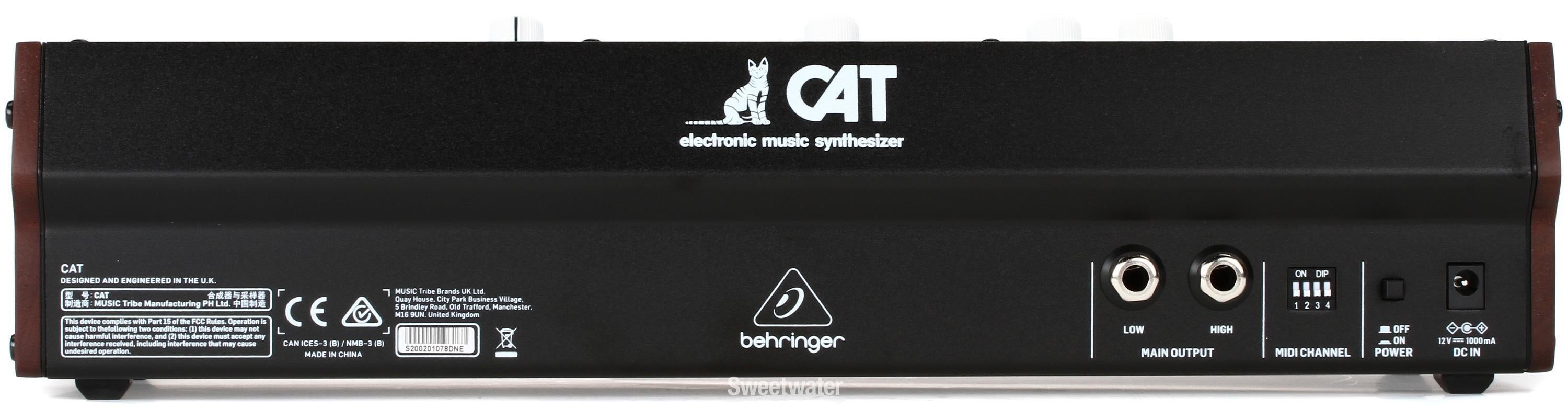 Behringer CAT Desktop Duophonic Analog Synthesizer Module | Sweetwater