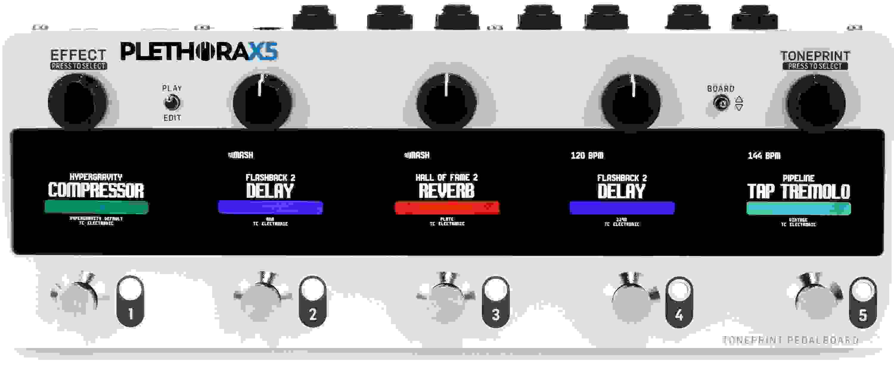TC Electronic Plethora X5 TonePrint MultiFX Pedalboard Sweetwater