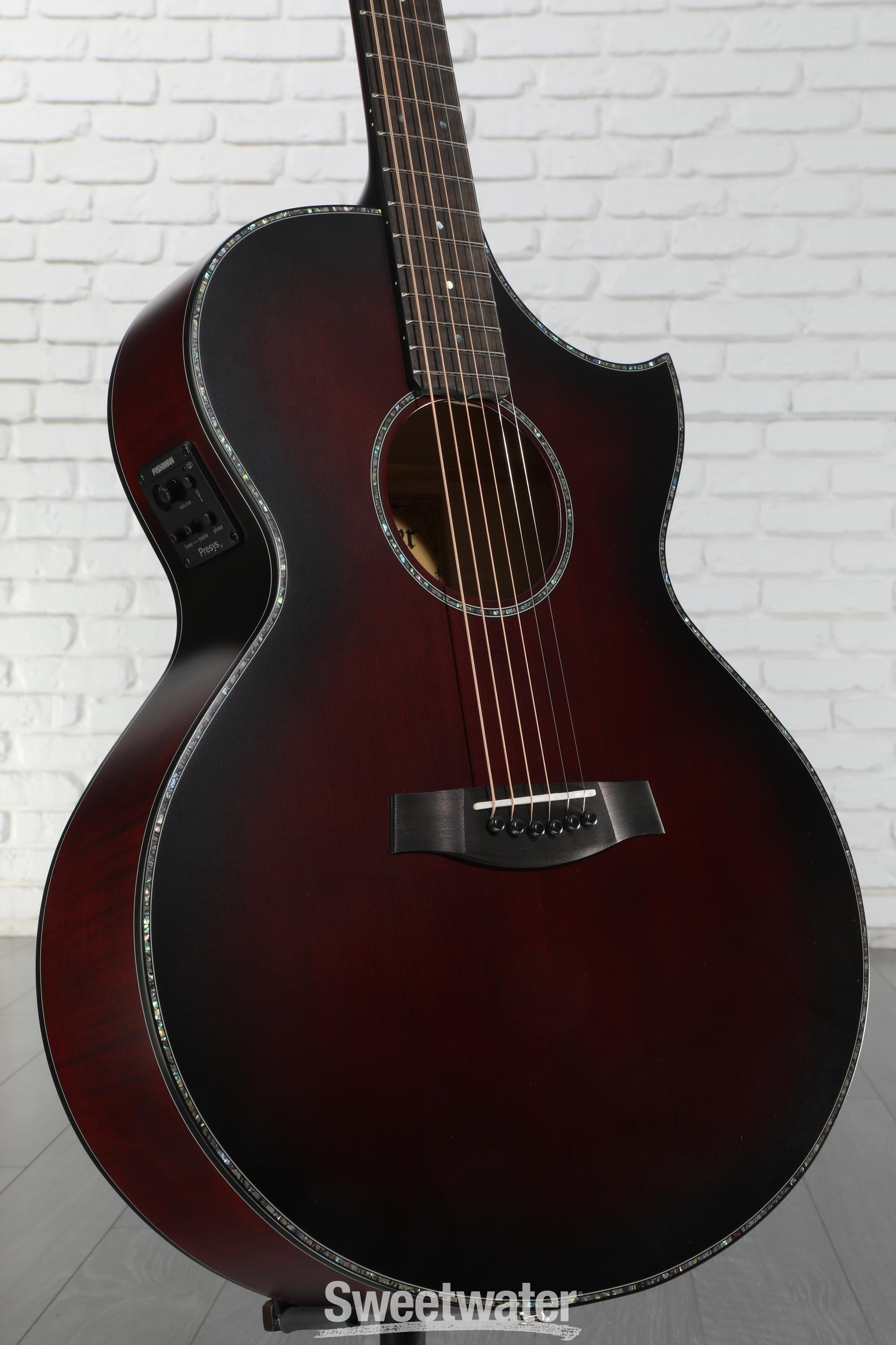 Schecter Orleans Stage Acoustic-Electric Guitar - Vampyre