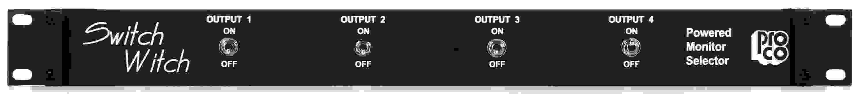 Pro Co Switch Witch Powered Monitor Switcher