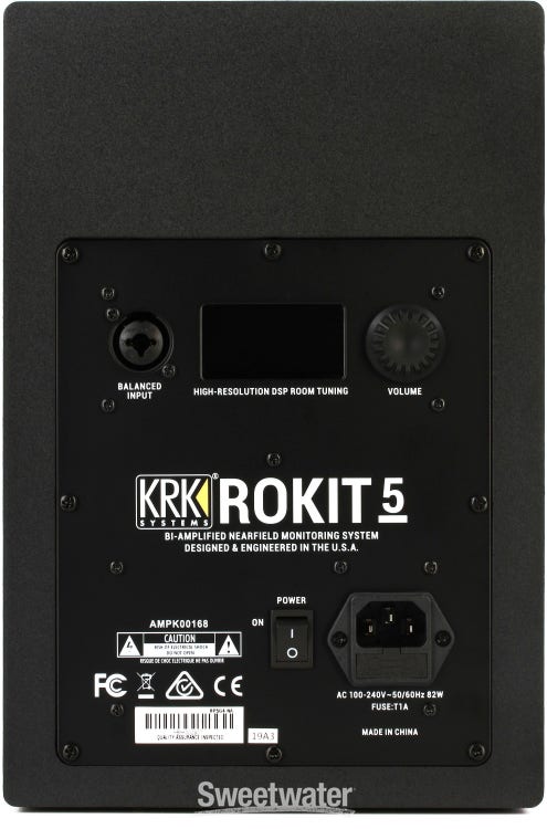 KRK Rokit RP5 G4 Bundle with Isolation Pads & Cables
