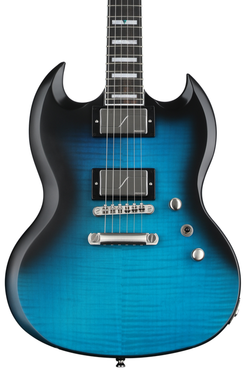 Epiphone SG Prophecy Electric Guitar - Blue Tiger Aged Gloss
