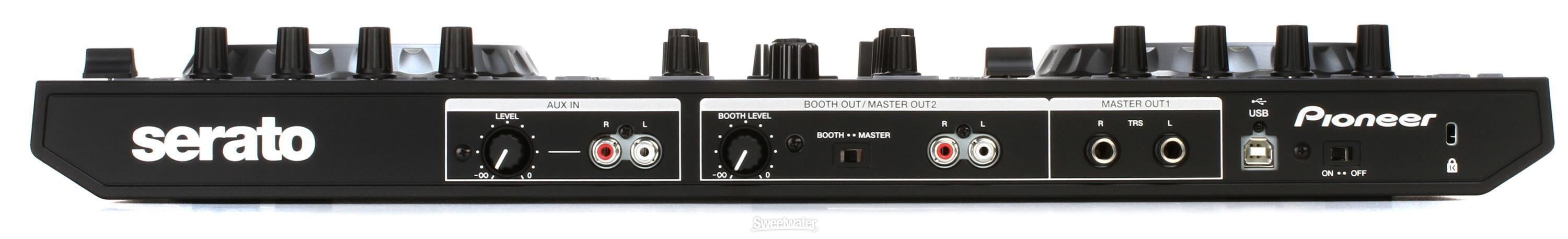 Pioneer DJ DDJ-SR 4-deck Serato DJ Controller | Sweetwater Pioneer DJ DDJ-SR 4-deck Serato DJ Controller | Sweetwater