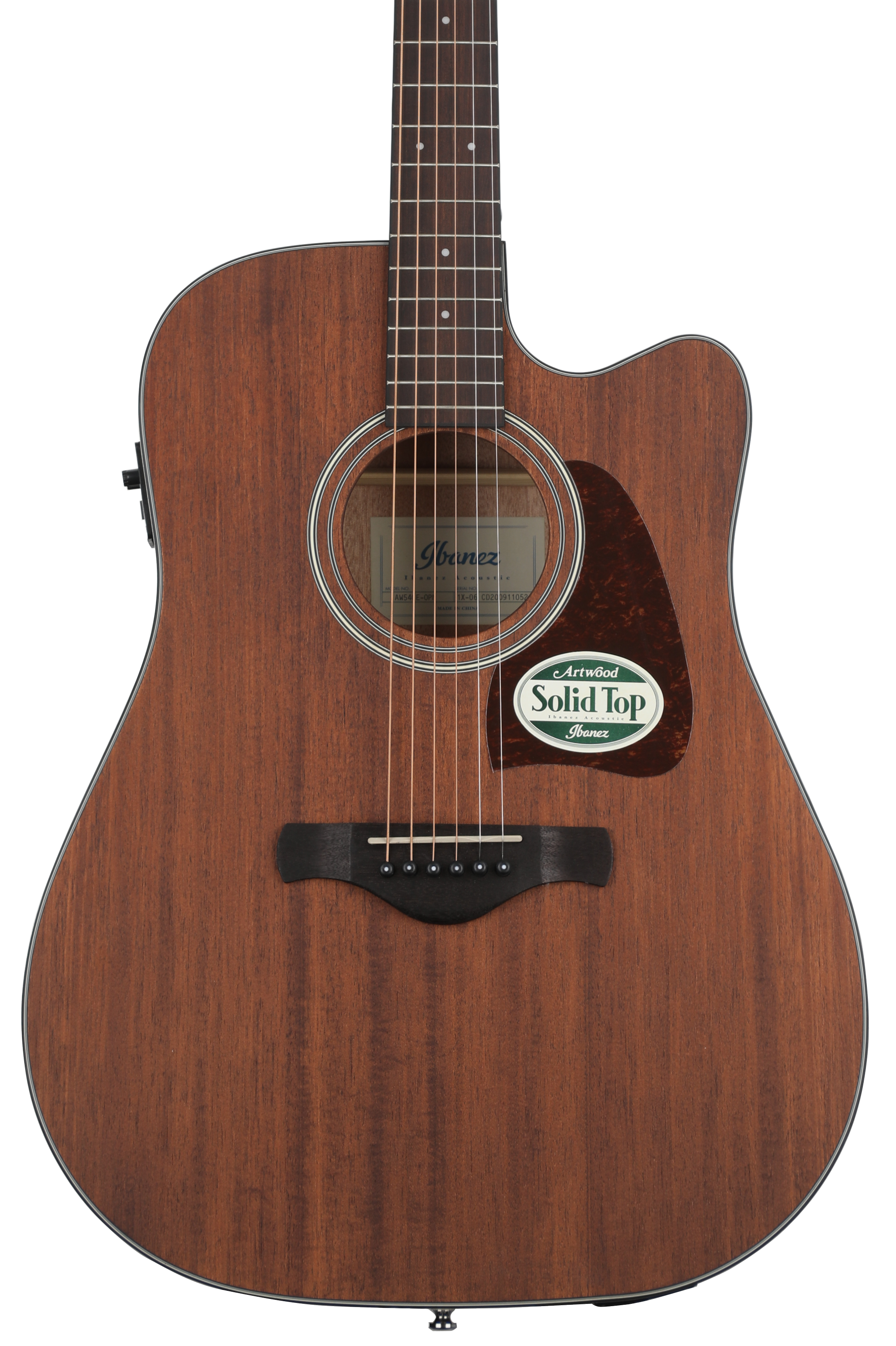 Ibanez AW54CE Acoustic-electric Guitar - Open Pore Natural