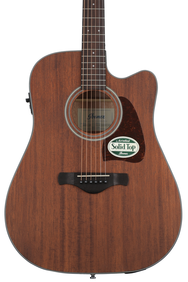 Ibanez AW54CE Acoustic-electric Guitar - Open Pore Natural