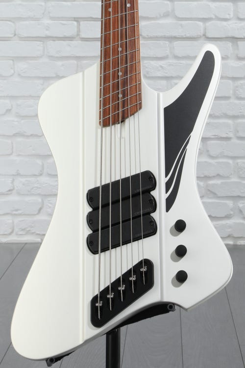 Dingwall Guitars D-Roc Standard 5-string Electric Bass Guitar - Matte Ducati White