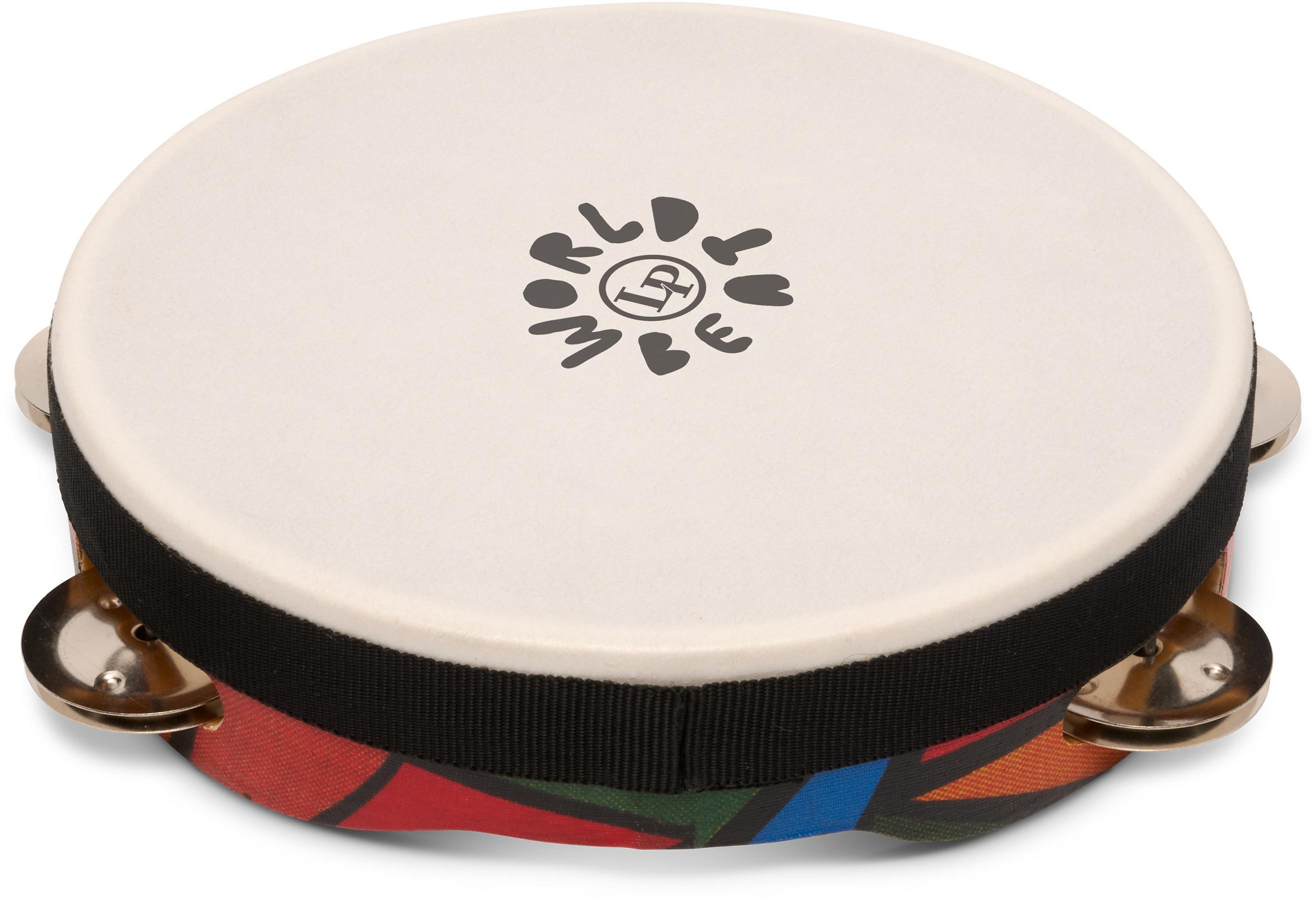 Latin Percussion World Beat Single-row Tambourine - 8 inches