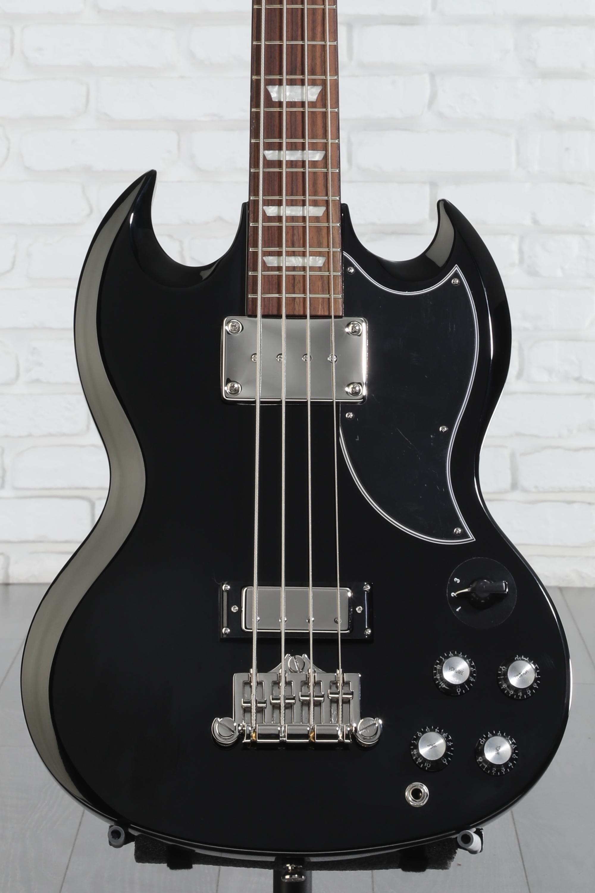 Epiphone EB-3 Bass Guitar - Ebony | Sweetwater