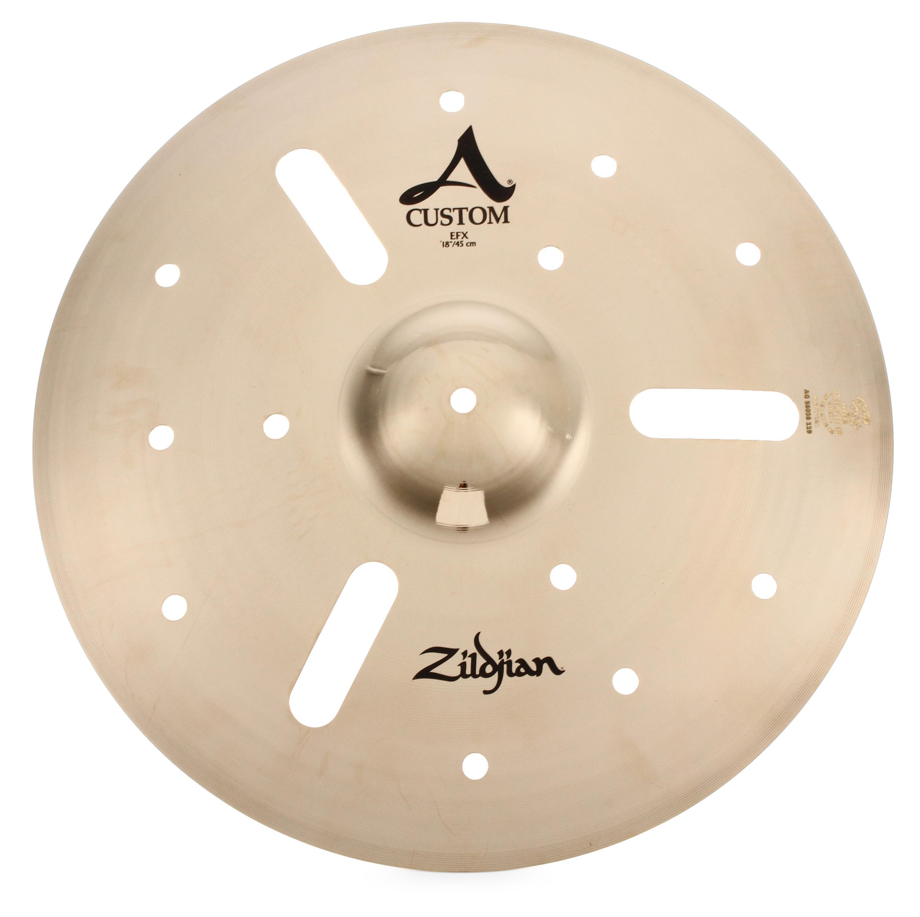 Zildjian 18 inch A Custom EFX Crash Cymbal | Sweetwater