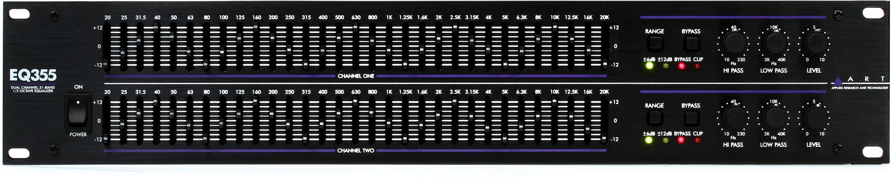 ART EQ-355 Dual 31-band Graphic Equalizer