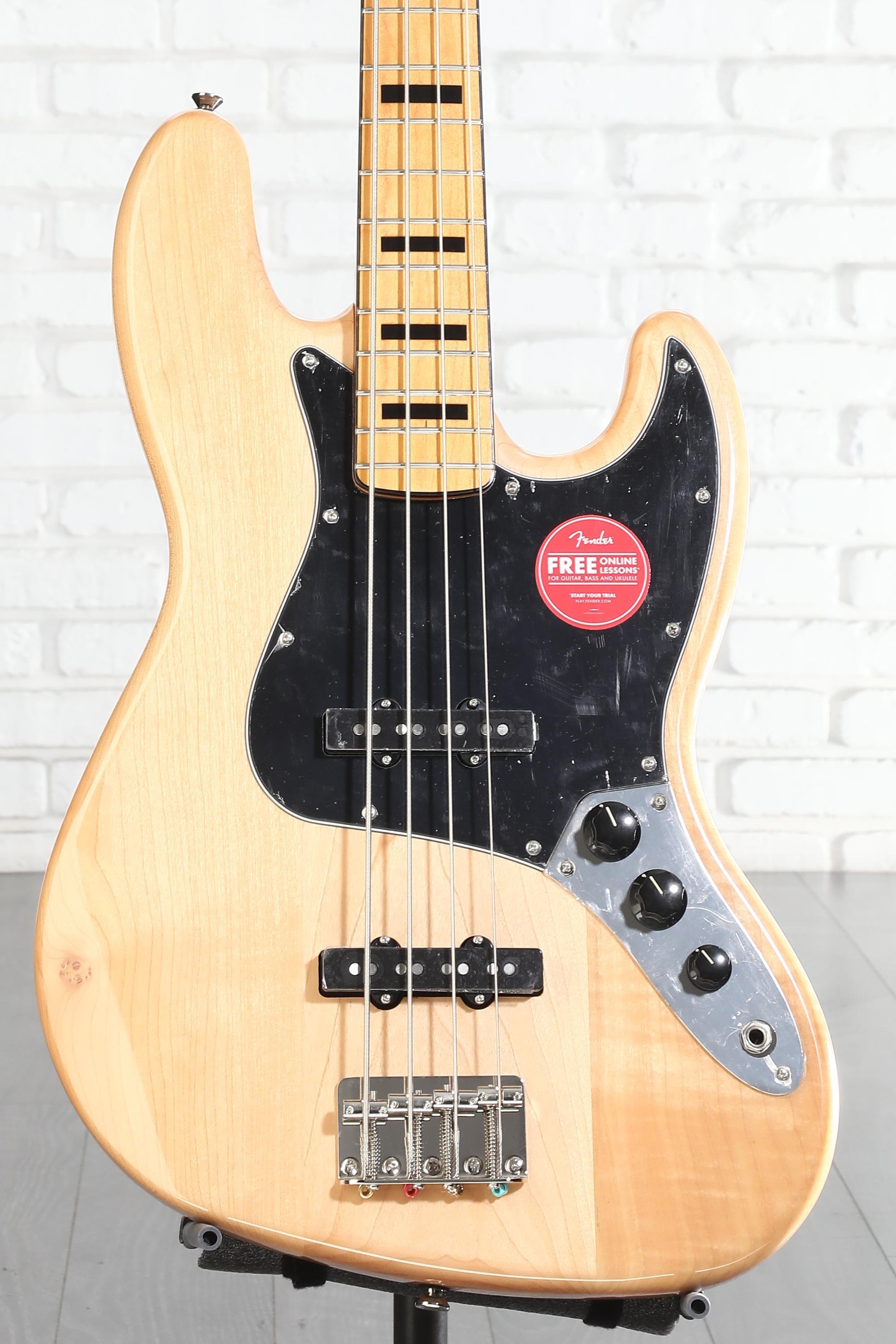 Squier Classic Vibe '70s Jazz Bass - Natural | Sweetwater