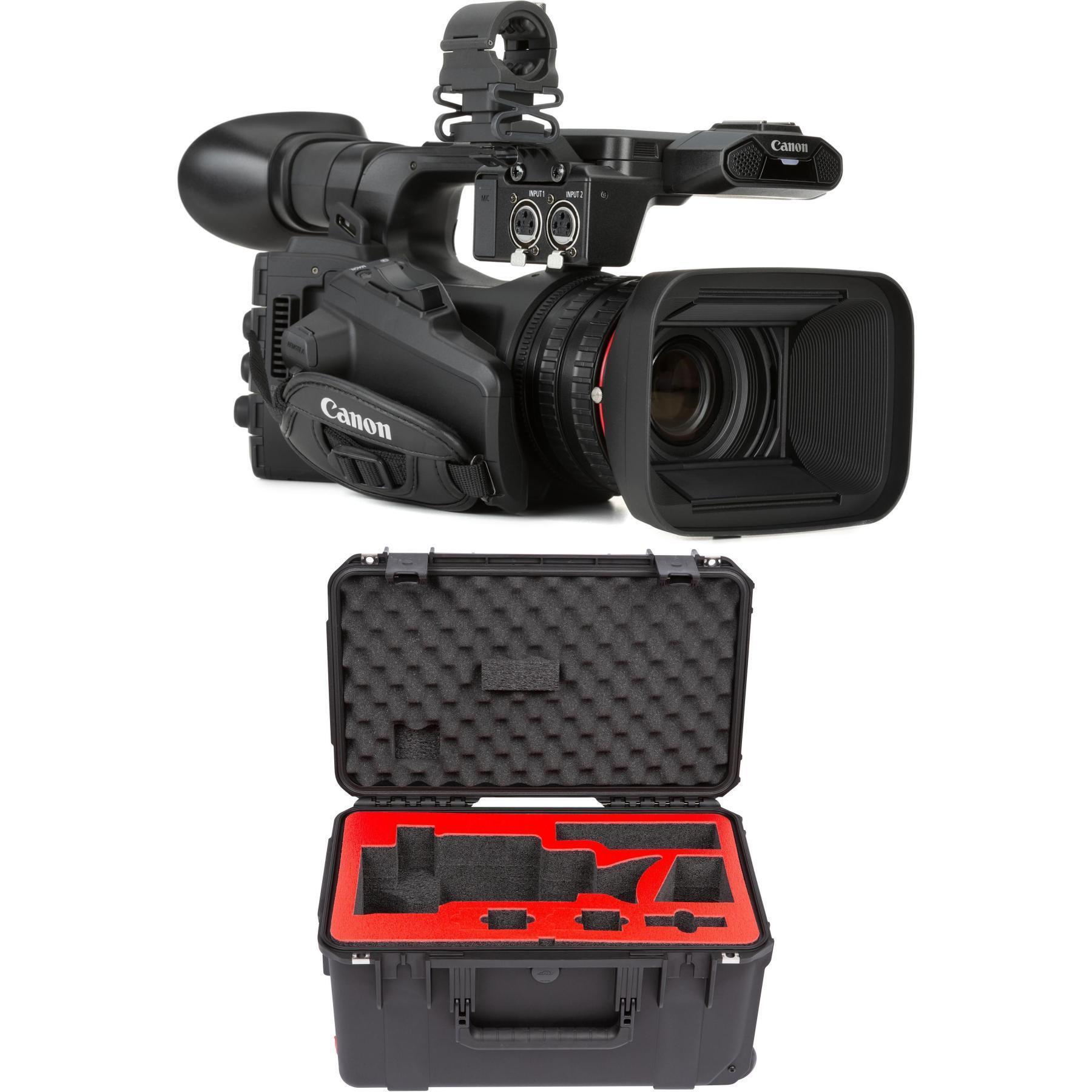 Canon XF605 Professional Camcorder with Waterproof Case | Sweetwater