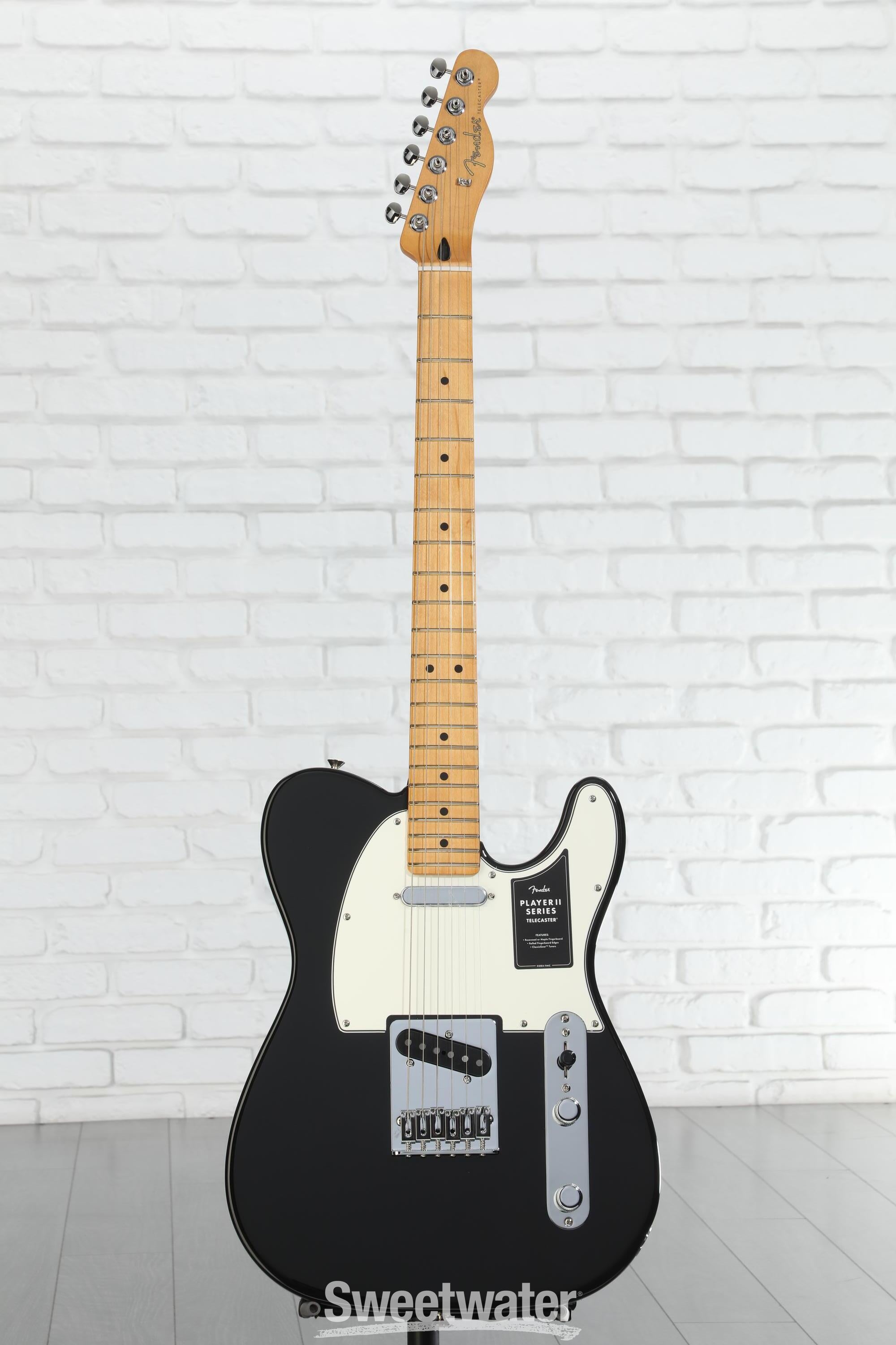 Fender Player II Telecaster Electric Guitar - Black with