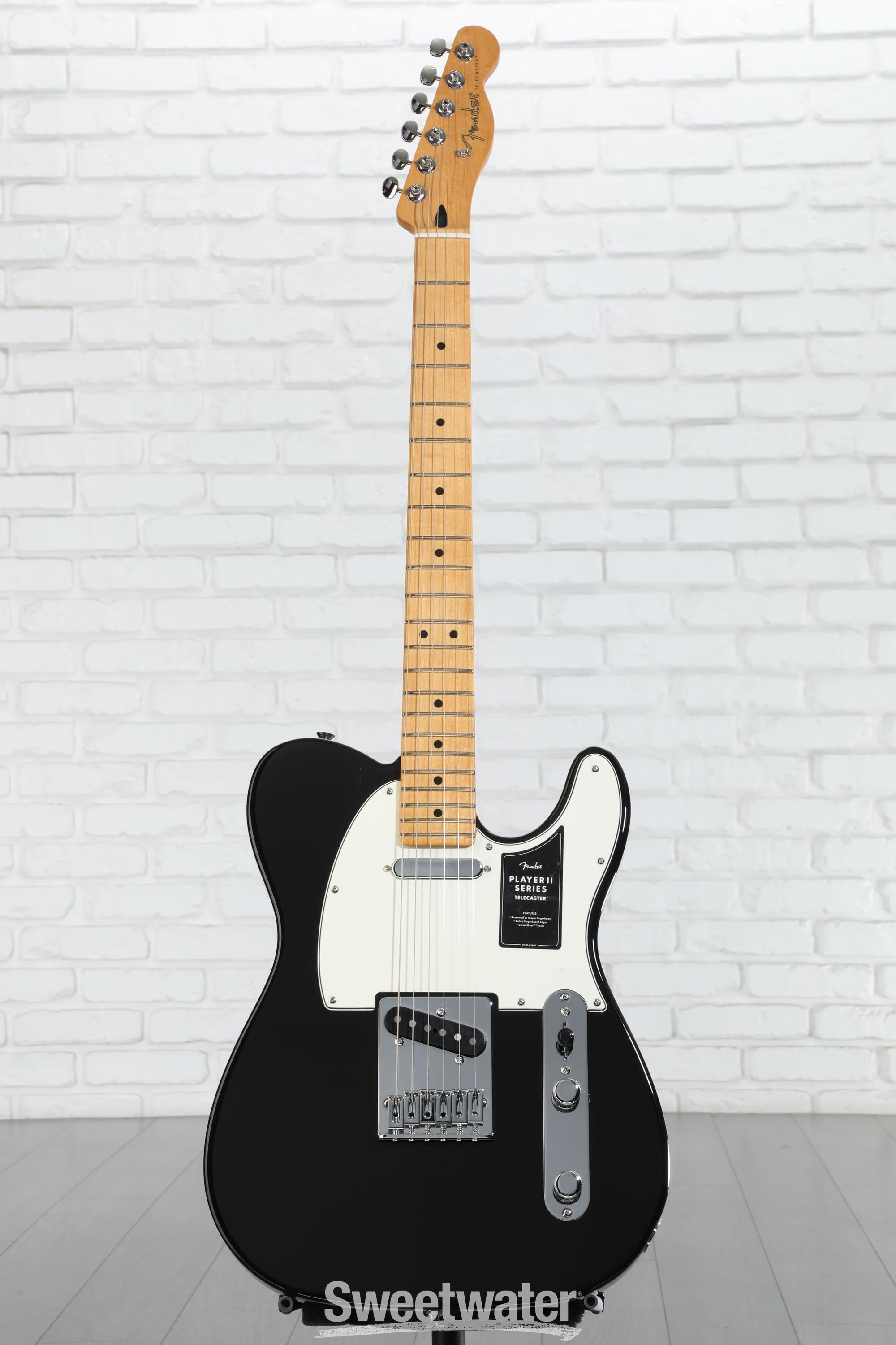 Fender Player II Telecaster Electric Guitar - Black with Maple