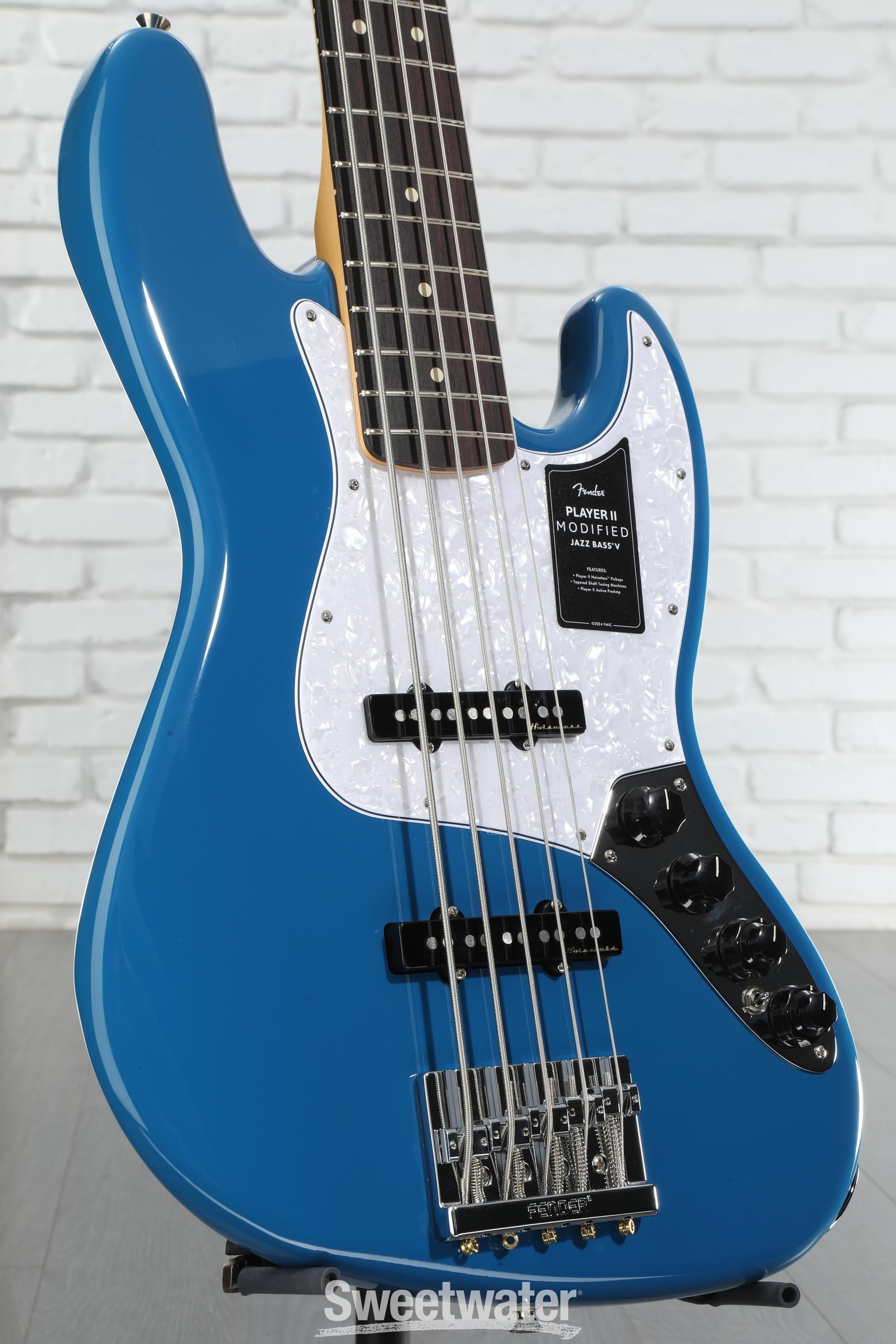 Fender Player II Modified Active Jazz Bass V - Electric Blue