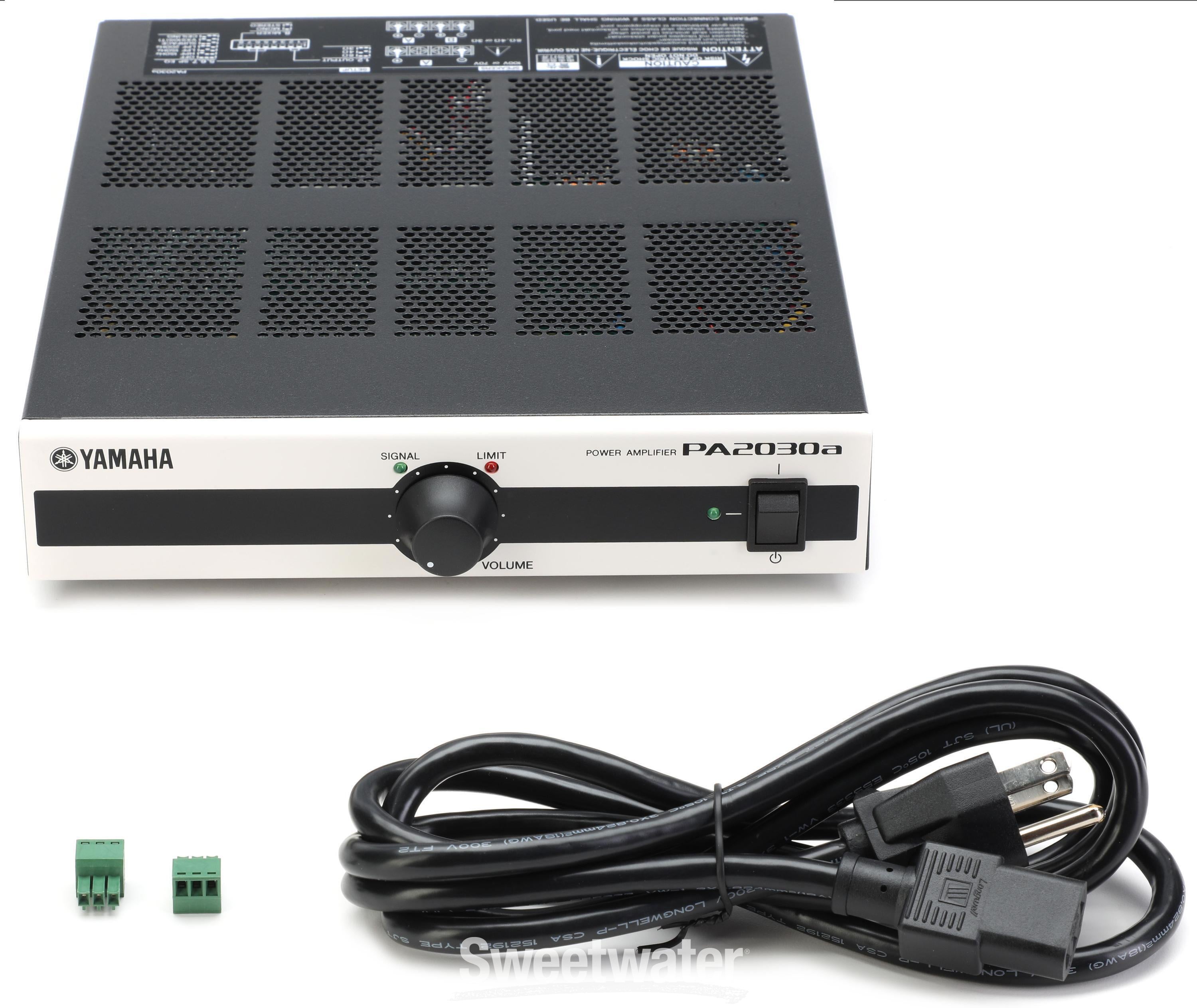 Yamaha PA2030a Lo-Z/Hi-Z Switchable 30W/60W Commercial Power 