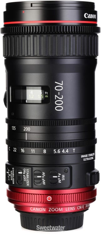 Canon Compact-Servo 70-200mm T4.4 Lens - EF Mount