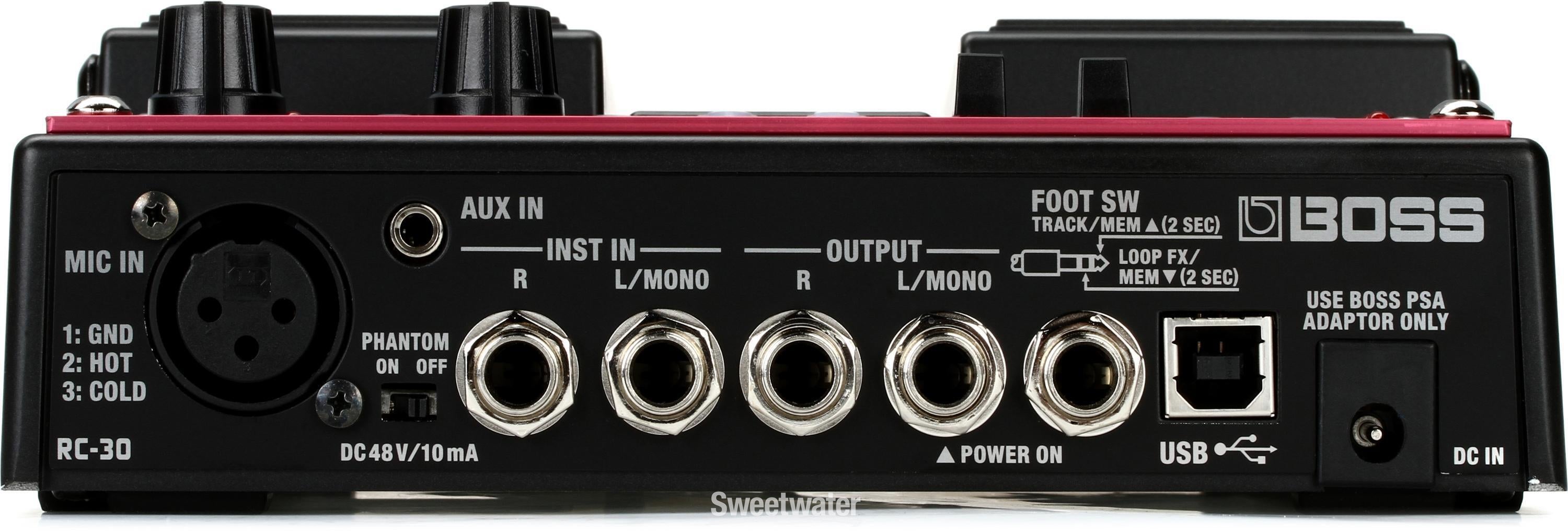 Boss RC-30 Phrase Looper Pedal | Sweetwater
