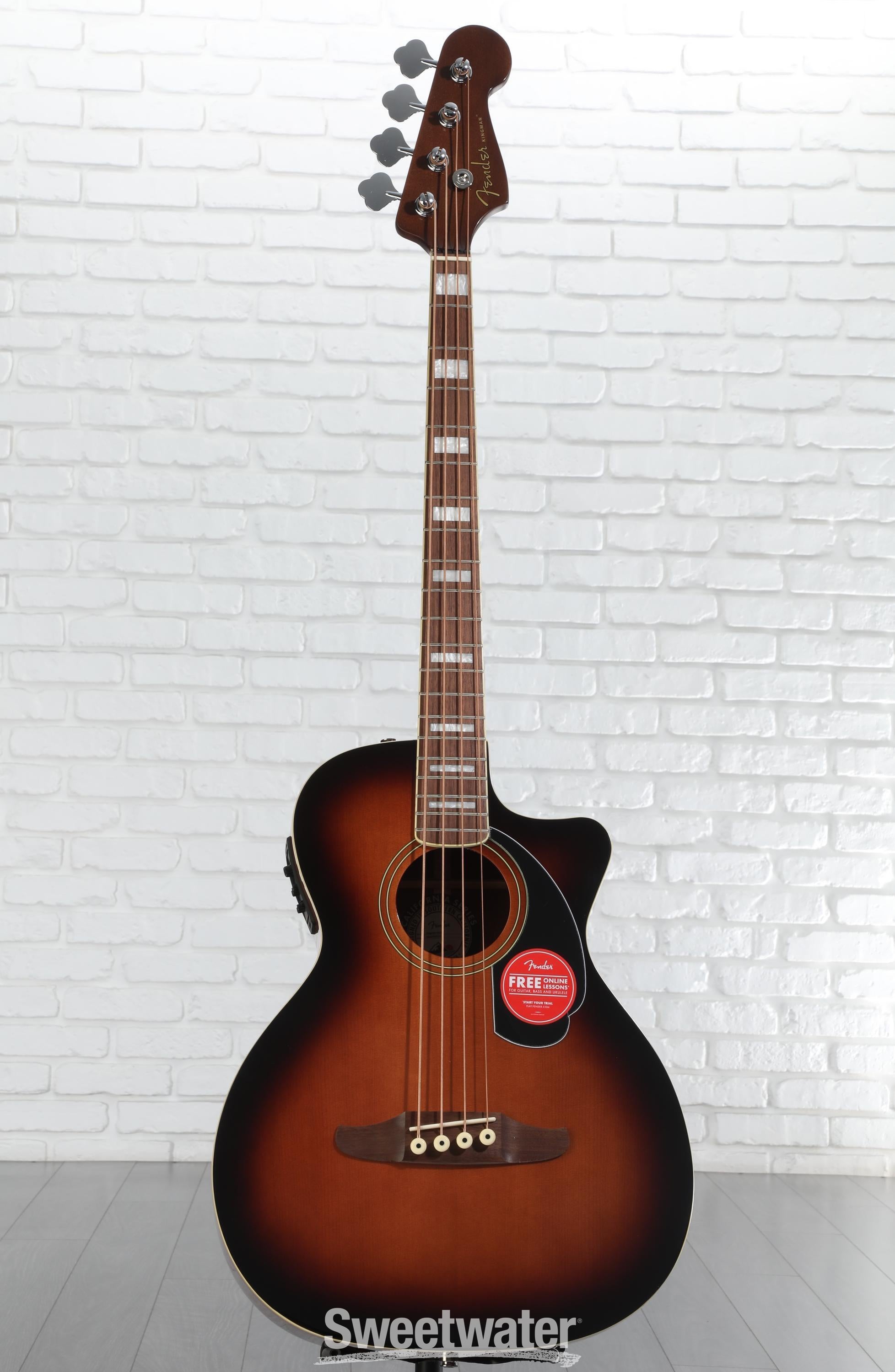 ベース Fender Kingman bass Natual Fender California Kingman Acoustic-Electric Bass Guitar