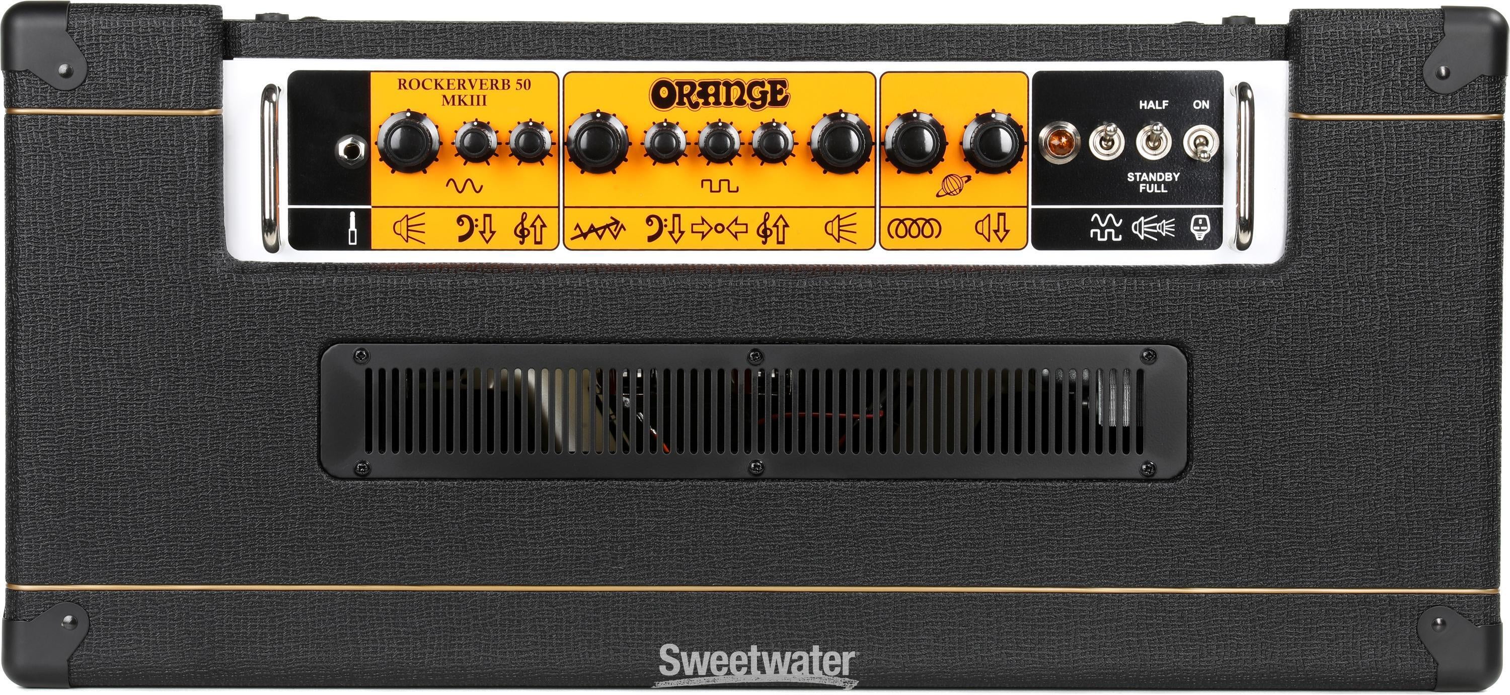 Orange Rockerverb 50C MkIII Neo 2 x 12-inch Tube Combo Amp - Black 