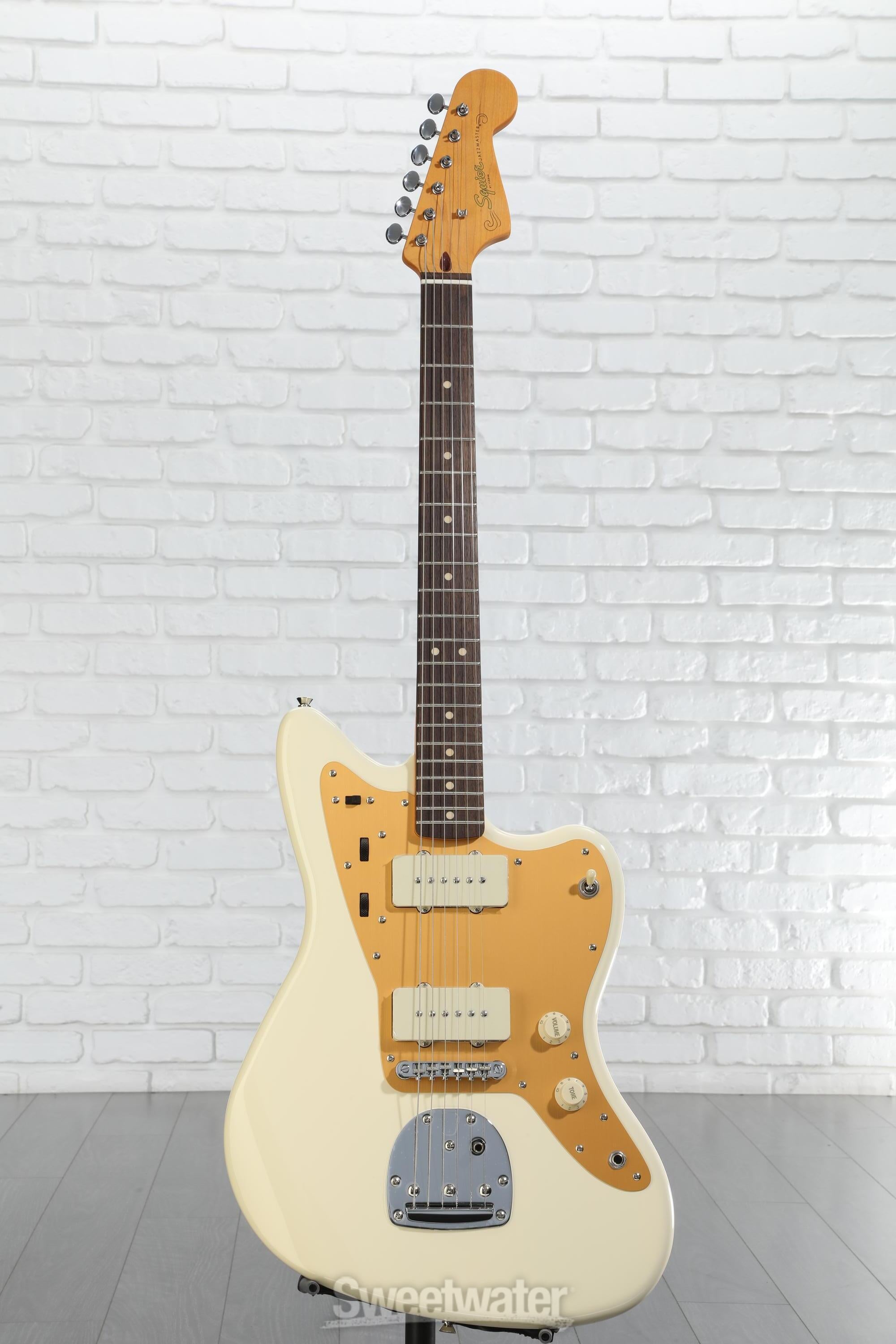 ギター viviJ Mascis Jazzmaster Vintage Squier J Mascis Signature Jazzmaster - Vintage White with