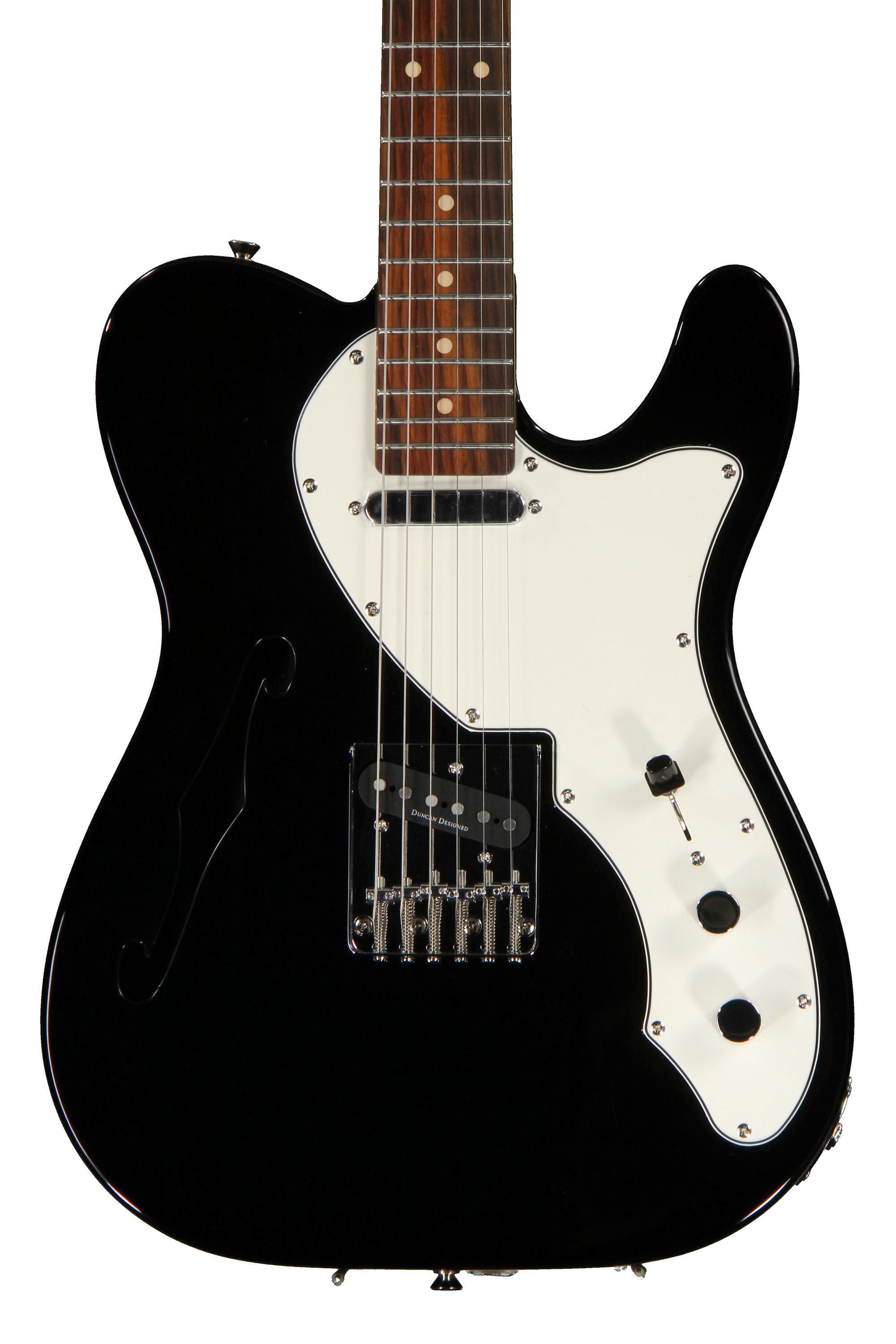 Squier Vintage Modified Telecaster Thinline - Black Reviews | Sweetwater