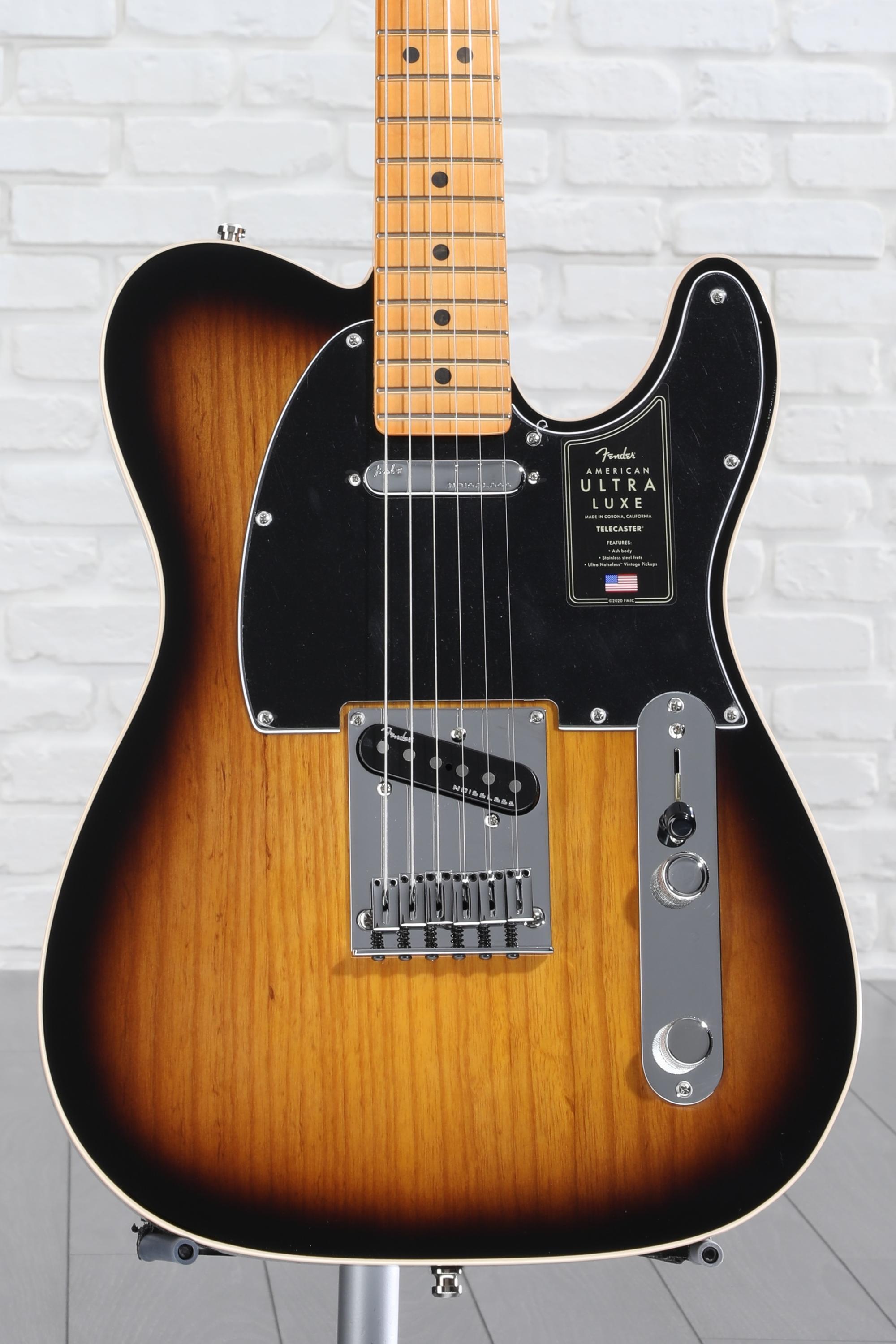 Fender American Ultra Luxe Telecaster - 2-color Sunburst with Maple  Fingerboard