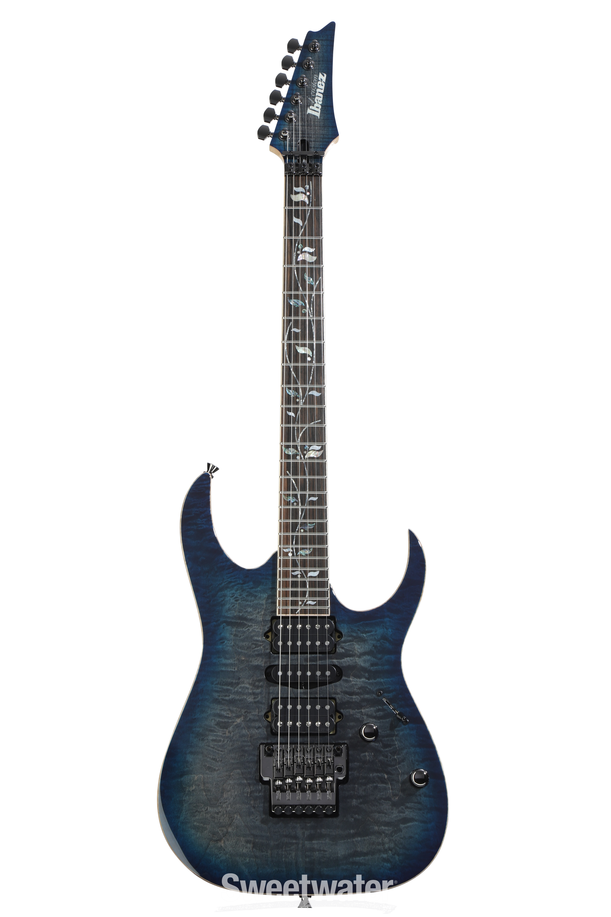Ibanez J Custom RG8570 Electric Guitar - Sodalite, Sweetwater Ibanez J Custom RG8570 Electric Guitar - Sodalite, Sweetwater