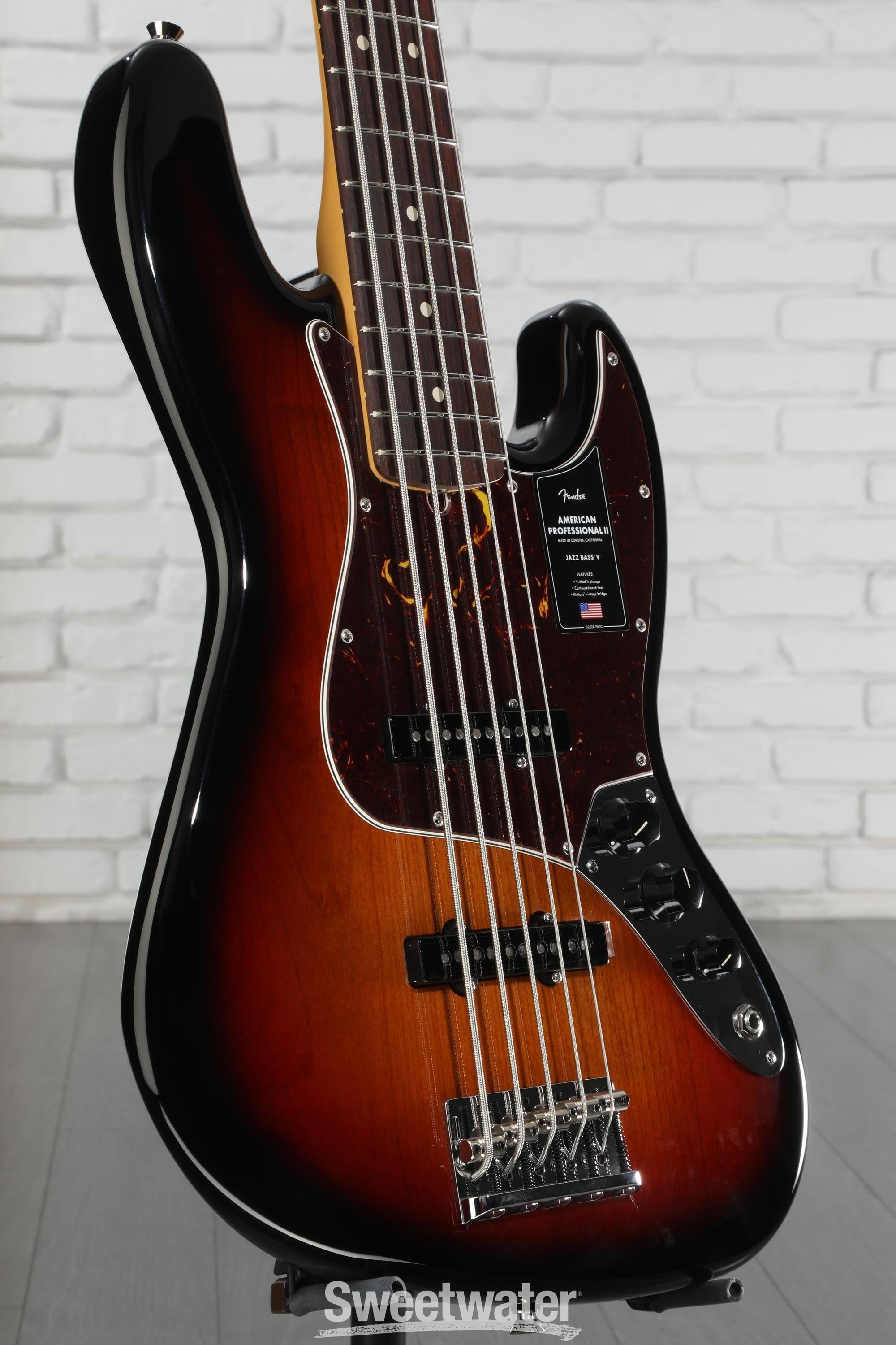 ベース Fender American Professional Jazz Bass V Fender American Professional II Jazz Bass V Rosewood