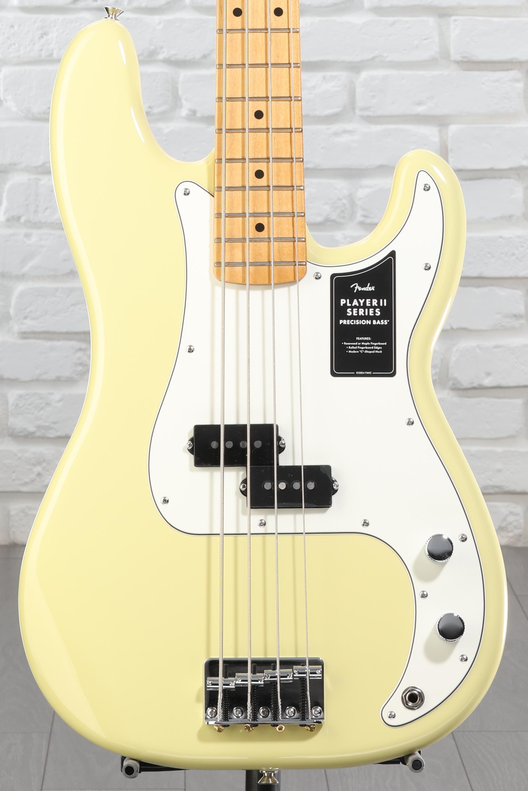 ベース Fender Player II Precision Bass MN HLY Fender Player II Precision Bass - Hialeah Yellow with Maple
