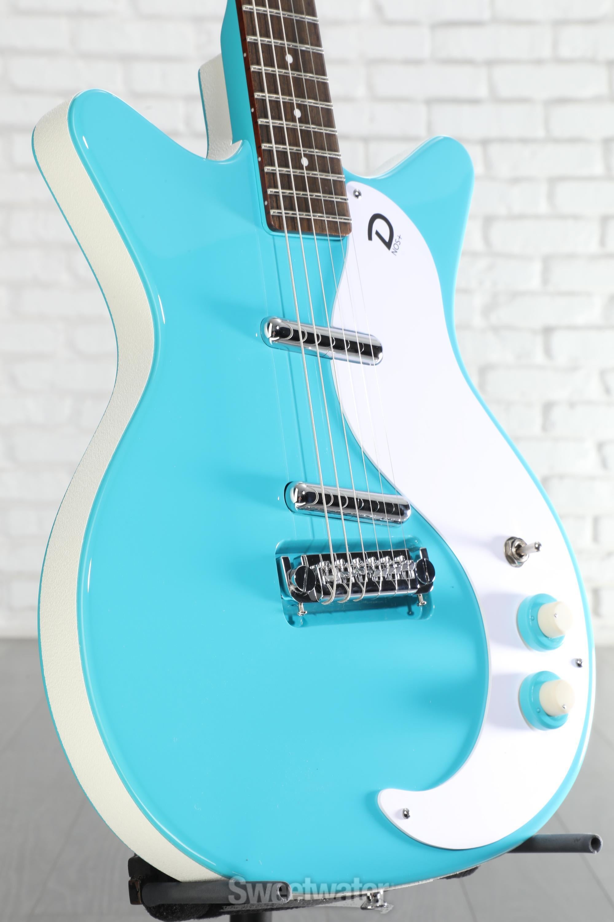Danelectro '59M NOS+ Electric Guitar - Baby Blue | Sweetwater