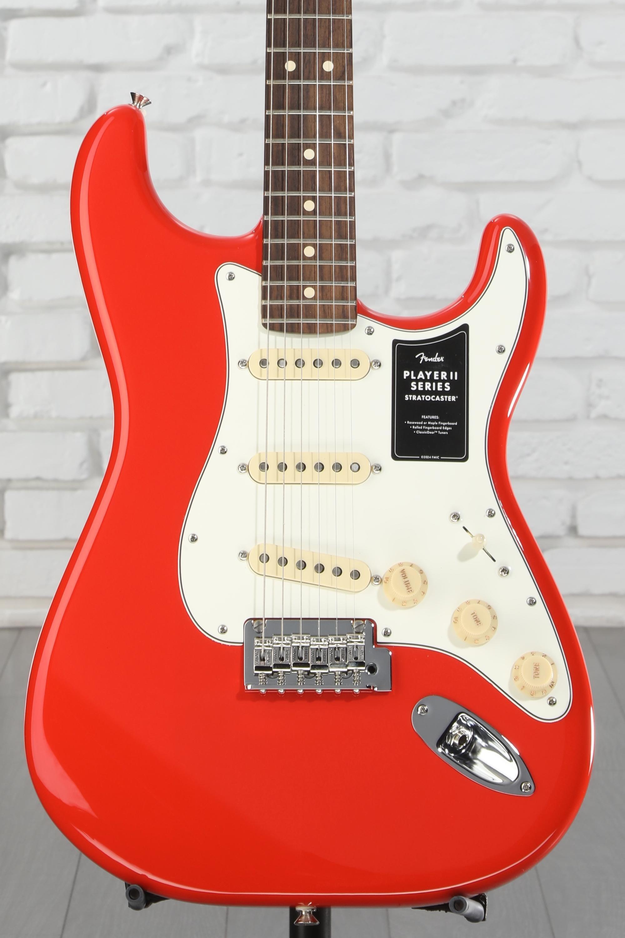 Fender Player II Stratocaster Electric Guitar - Coral Red