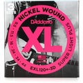 Photo of D'Addario EXL120+ Nickel Wound Electric Guitar Strings - .0095-.044 Super Light Plus (3-pack)