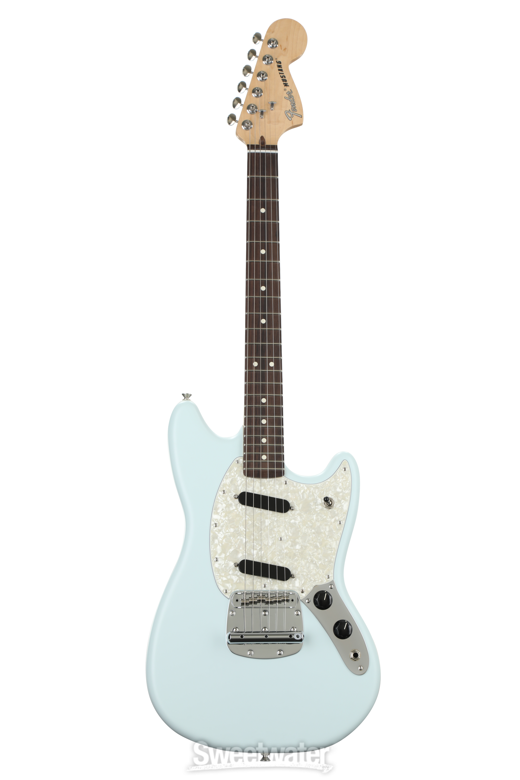 Fender American Performer Mustang - Satin Sonic Blue with Rosewood Fender American Performer Mustang - Satin Sonic Blue with Rosewood
