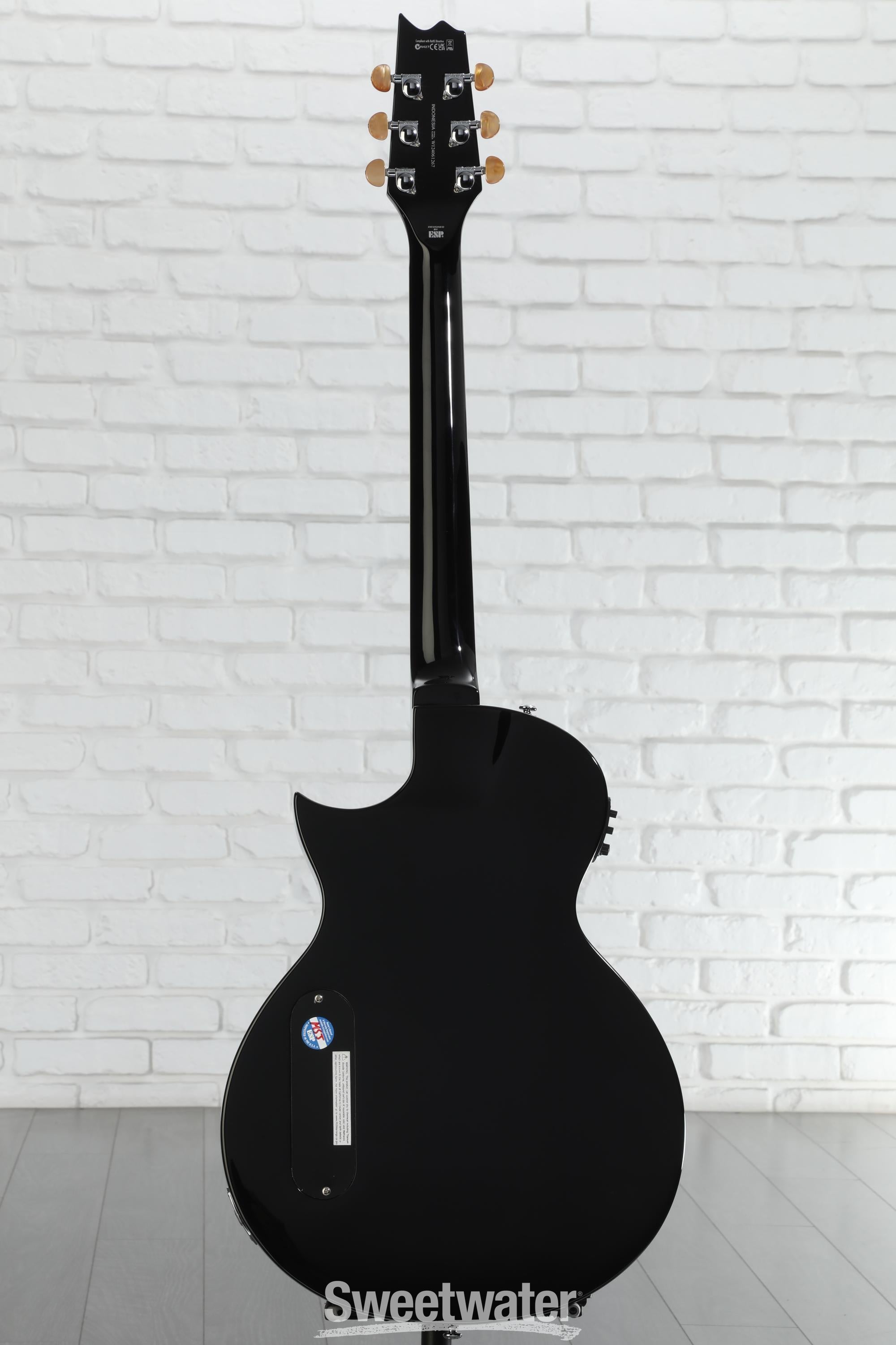 ESP LTD TL-6 Acoustic-electric Guitar - Black | Sweetwater