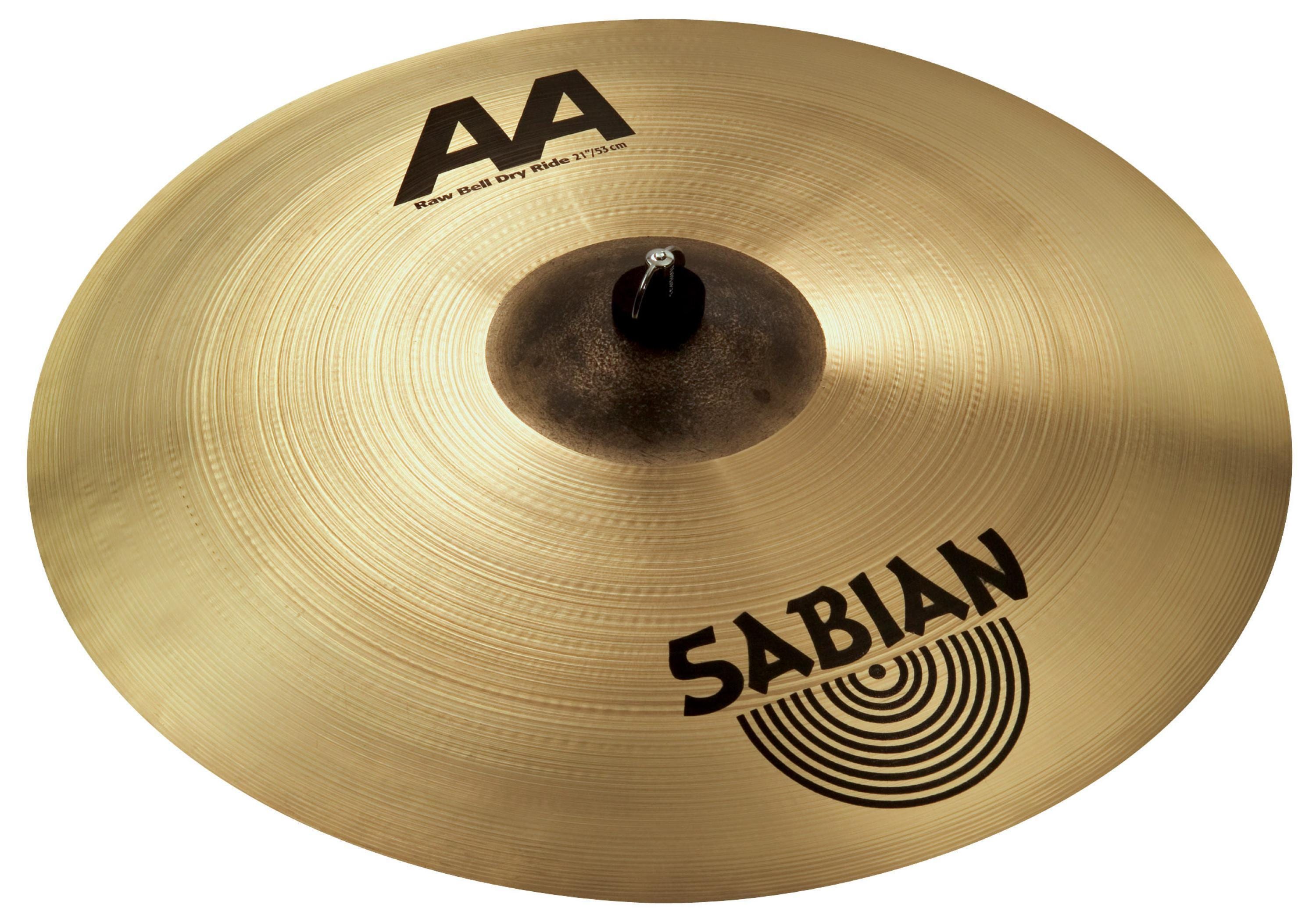 Sabian 21 inch AA Raw Bell Dry Ride Cymbal Sweetwater