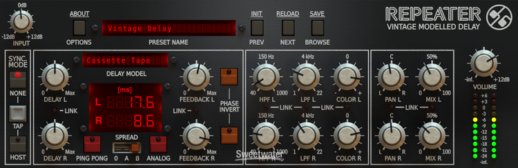 D16 Group Repeater Vintage Delay Plug-in | Sweetwater
