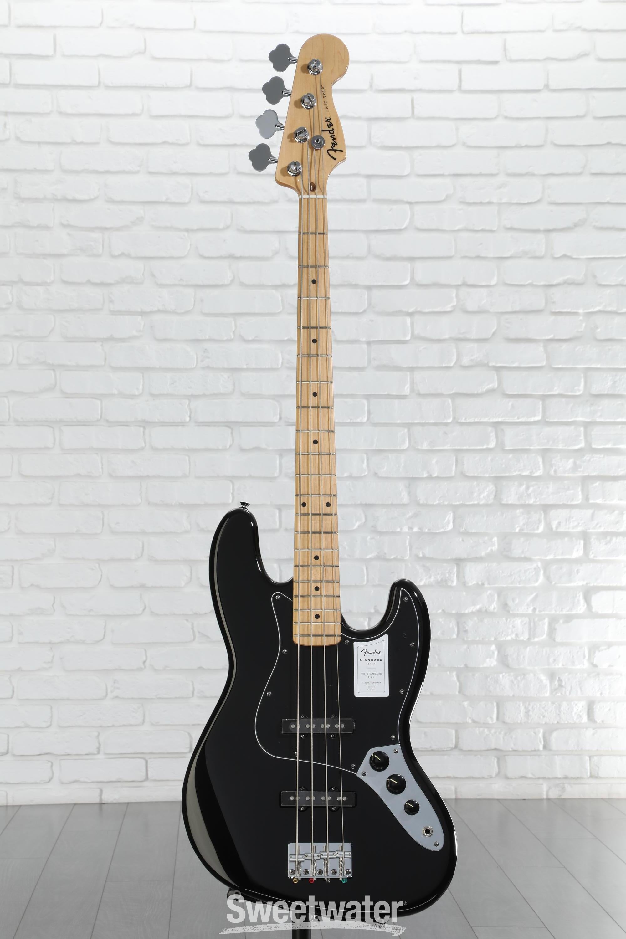 Fender Standard Jazz Bass - Black, Maple Fingerboard