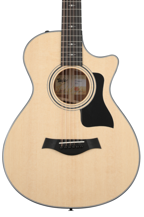 Taylor 352ce 12-string Acoustic-electric Guitar - Natural Sitka Spruce