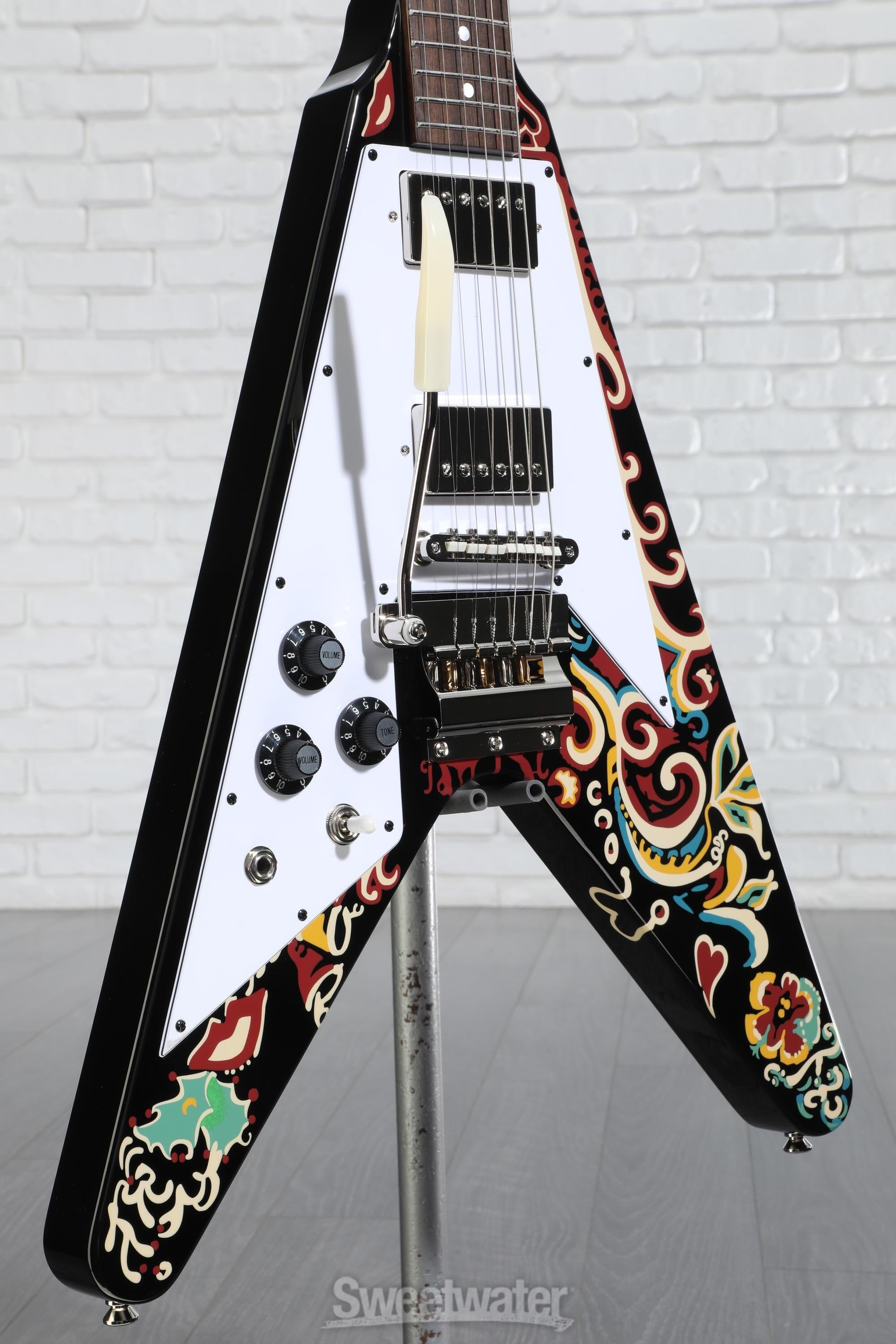 ギター Jimi Hendrix Love Drops FlyingV Lefty Jimi Hendrix 