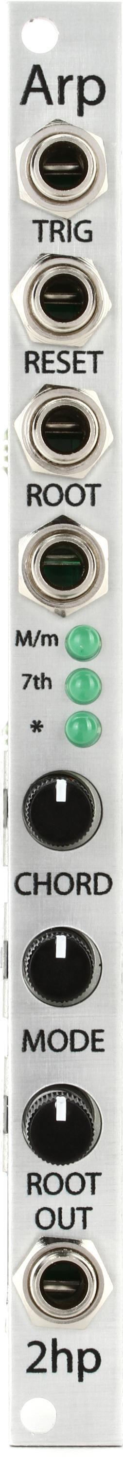 Photo of 2HP Arp Eurorack Arpeggiator Module - Silver