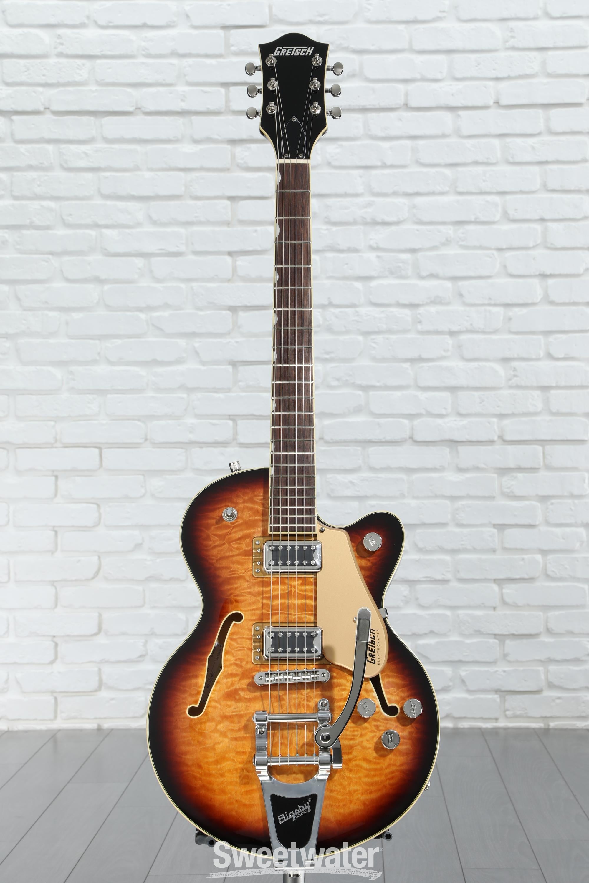 Gretsch G5655T-QM Electromatic Center Block Jr. Quilt Semi