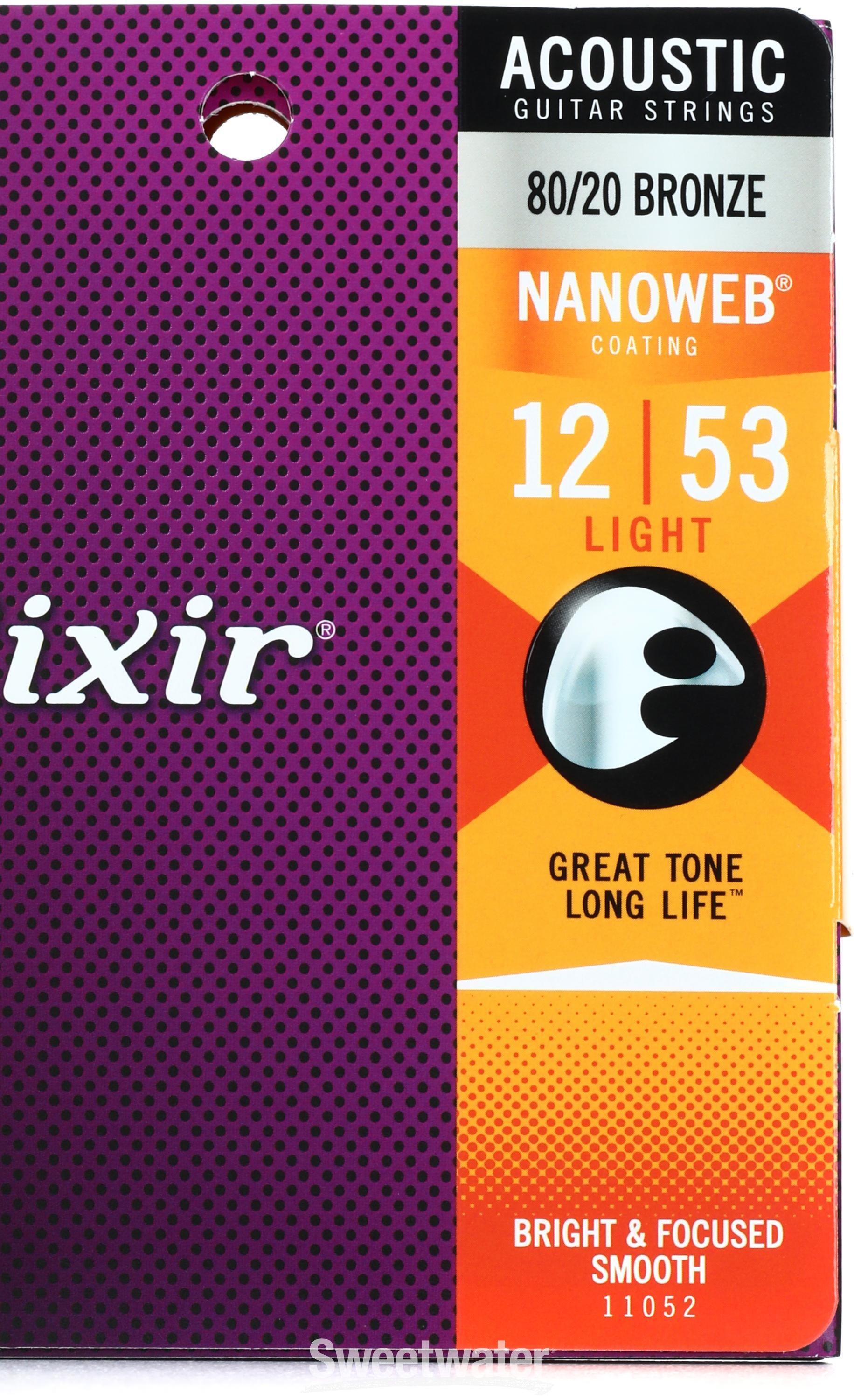 Elixir nanoweb on sale light acoustic