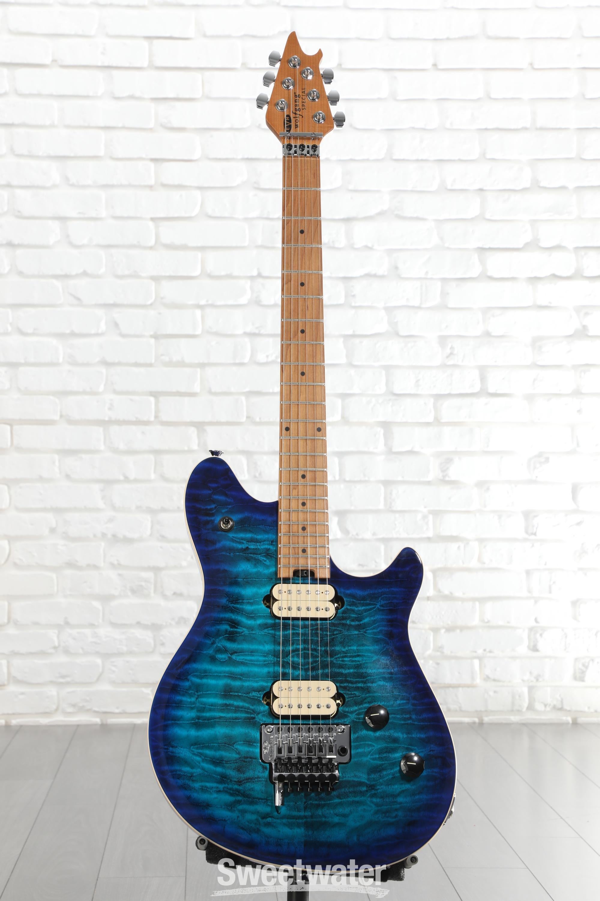 EVH Wolfgang Special QM Electric Guitar - Chlorine Burst with