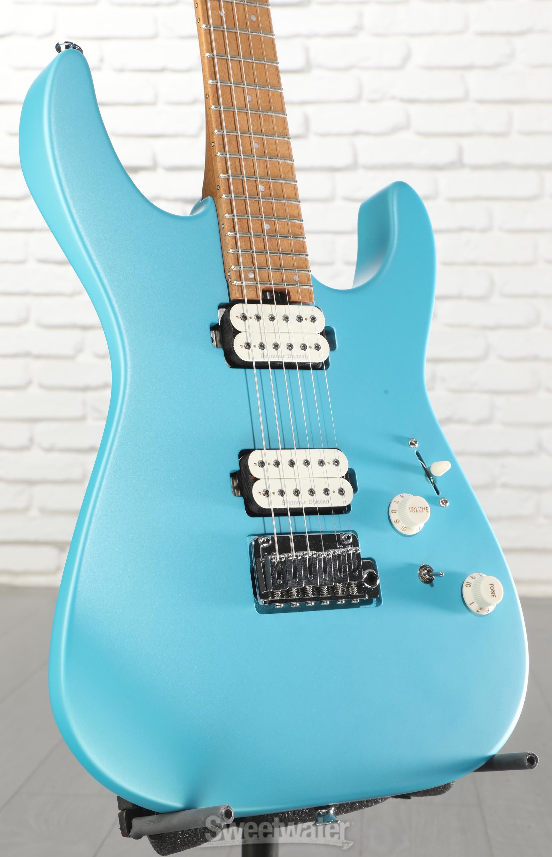 Photo of Charvel Pro-Mod DK24 HH 2PT Electric Guitar - Matte Blue Frost