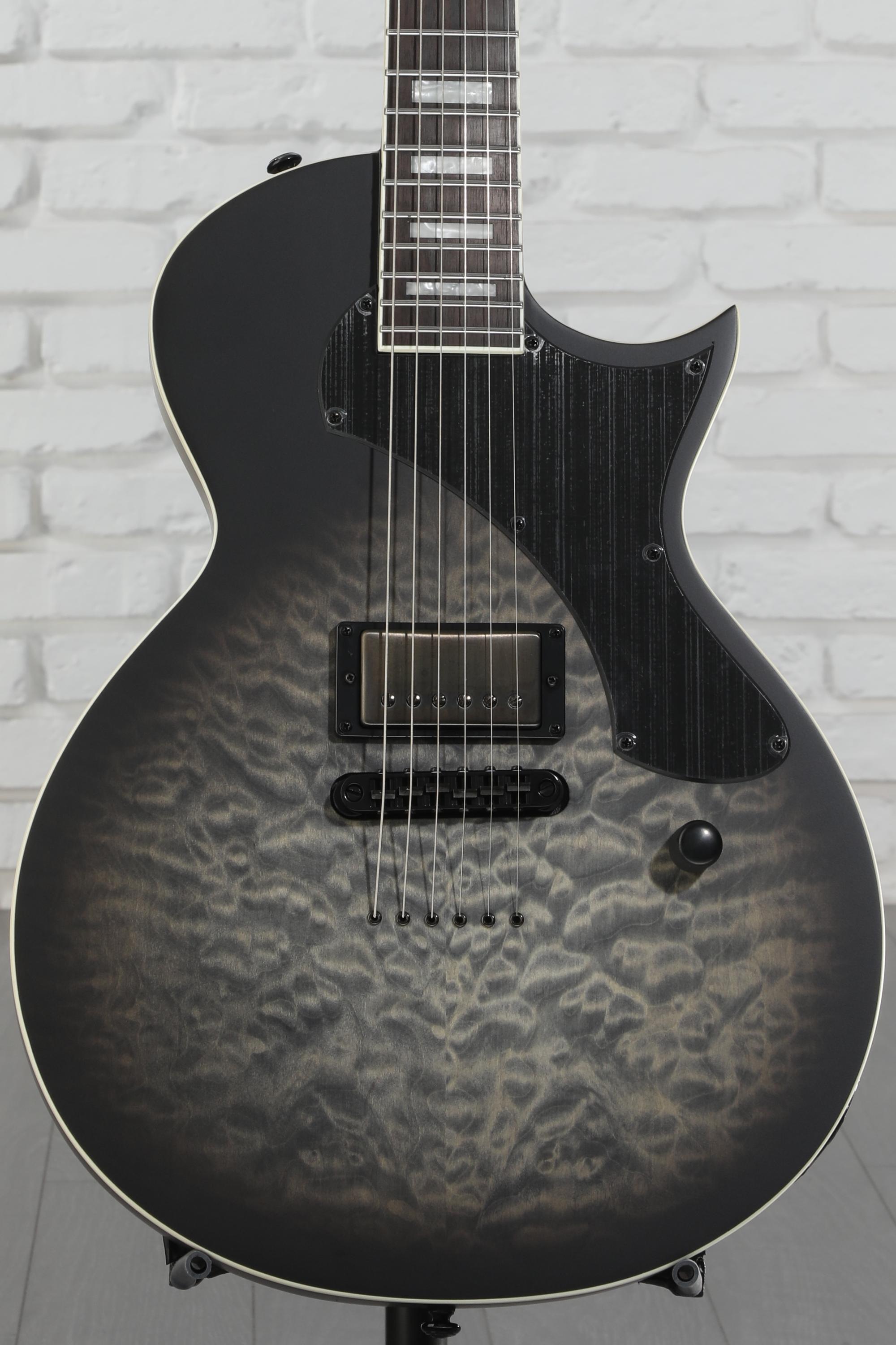 ギター Y1131 gfc GNRF7-300 Satin CB Electric Guitar GfC GNRF7-300 Quilted Top Green Burst Good